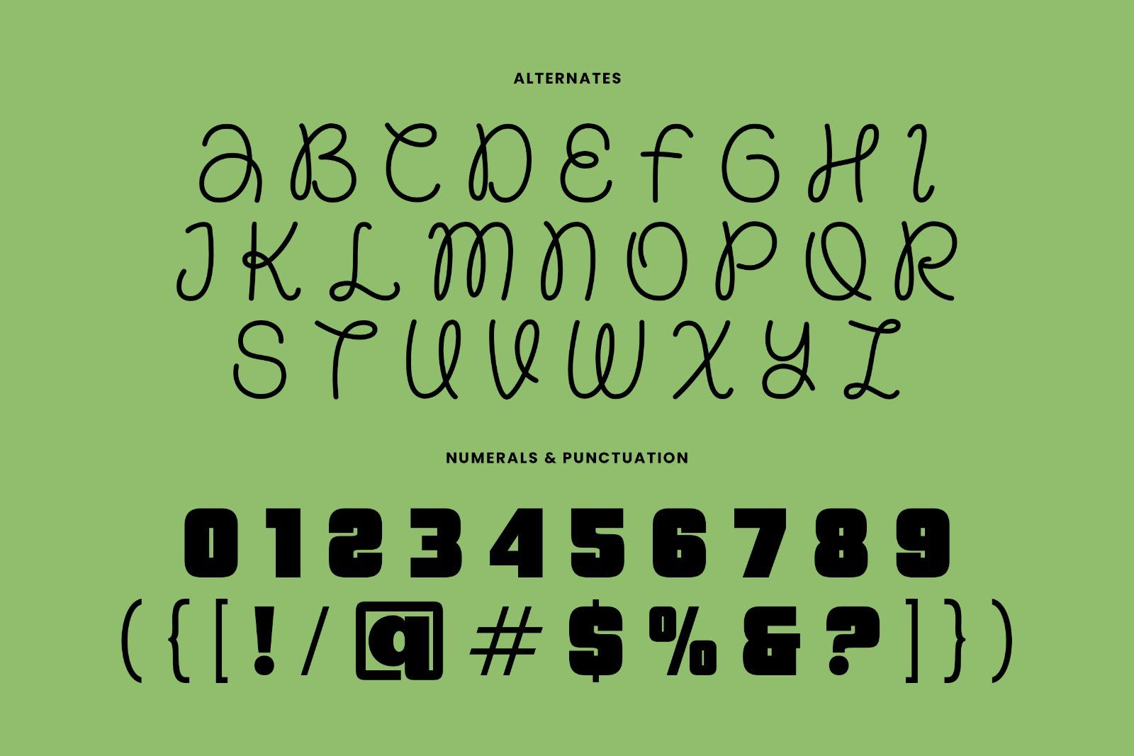 Moreno | Combination Display Font