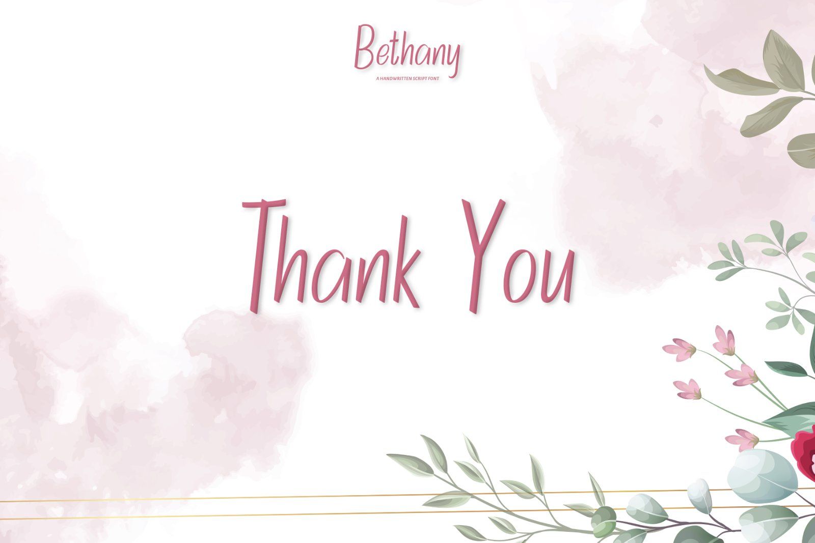 Bethany - Handwritten Font