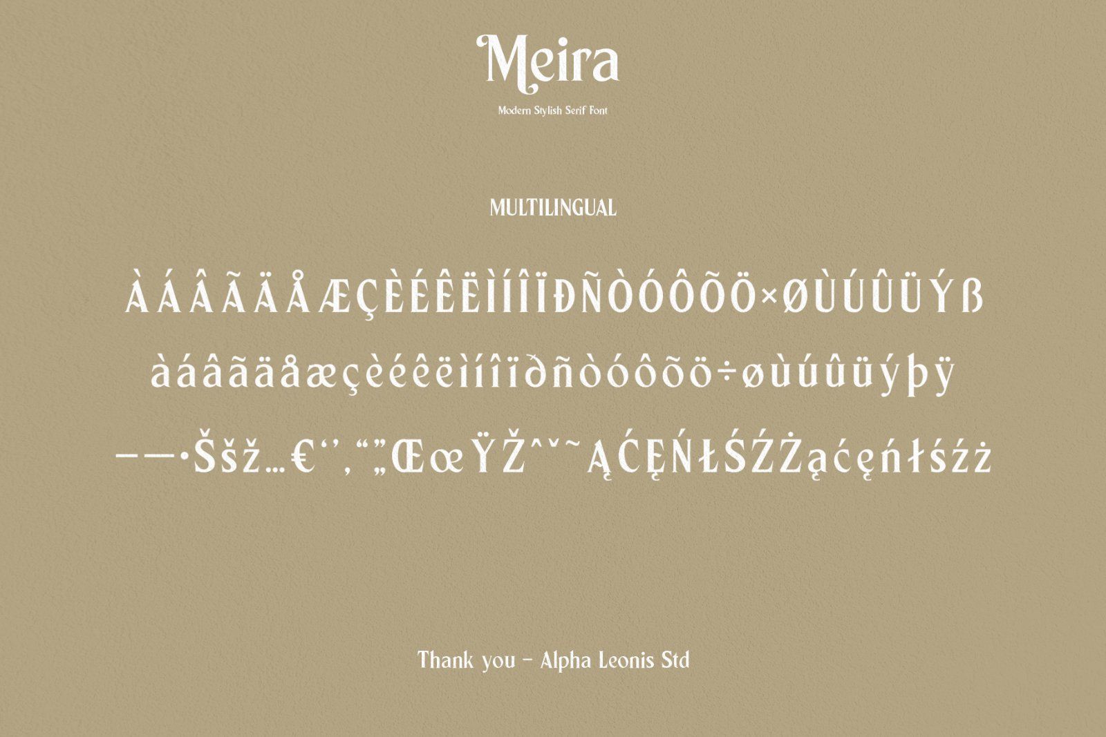 Meira Serif