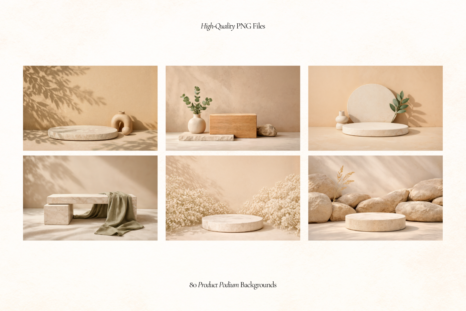 80 Podium Product Backgrounds