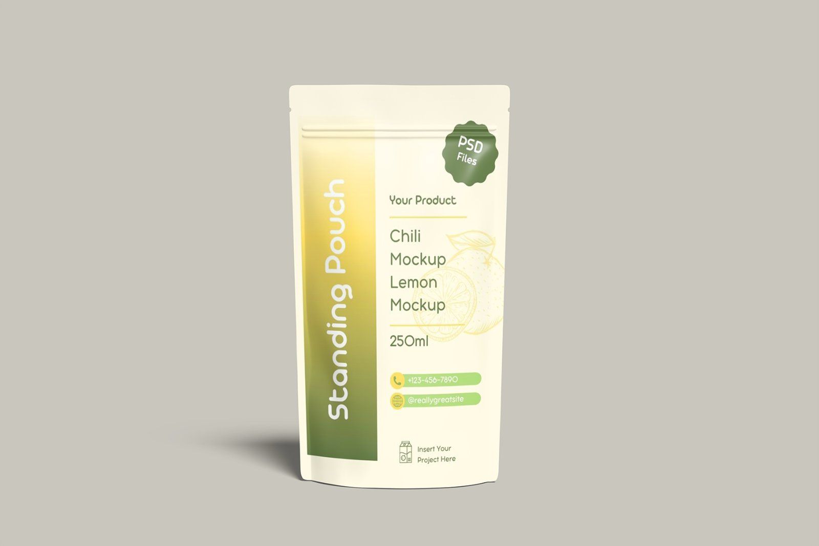 Standing Pouch Mockup