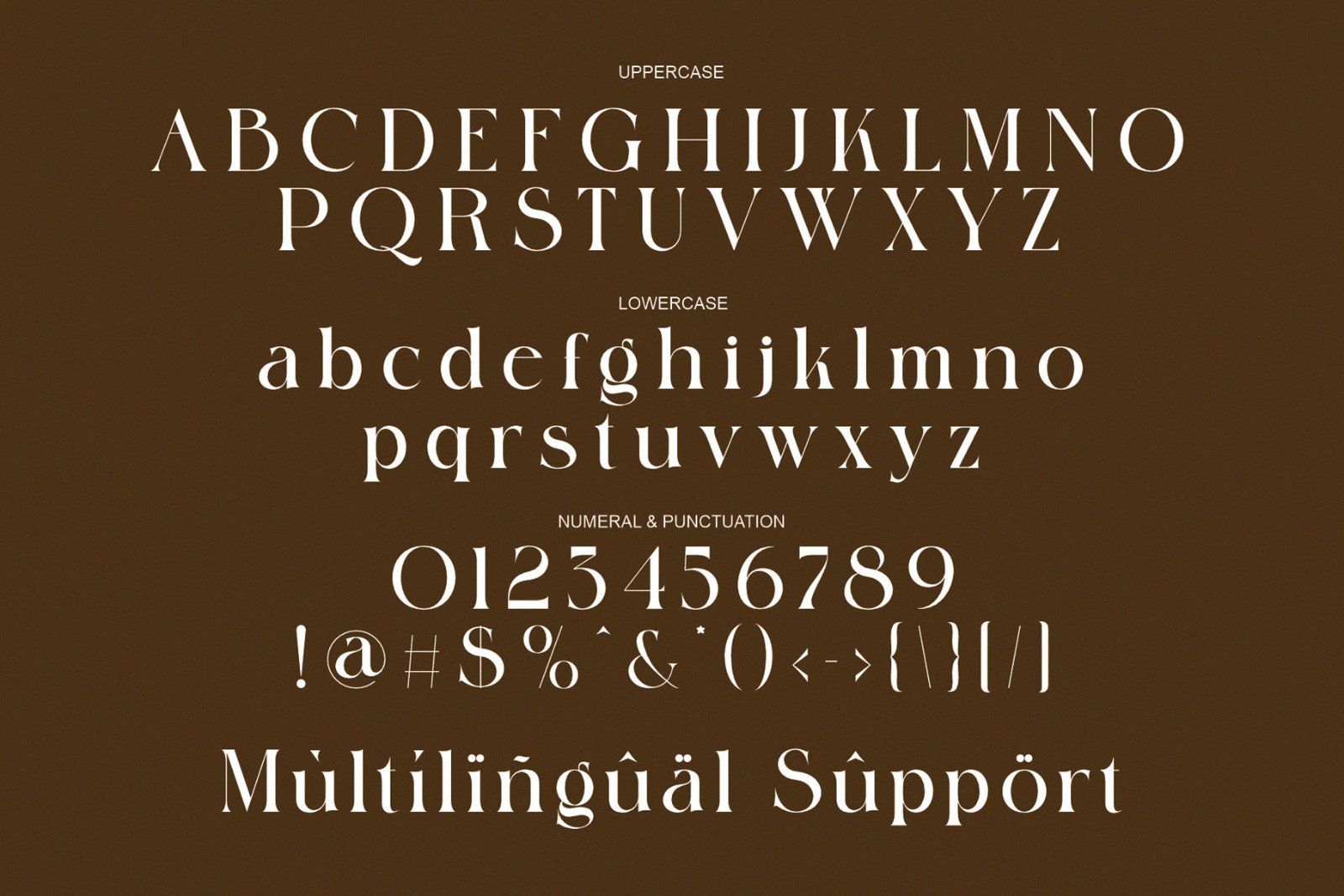 Milcora Modern Ligature Serif