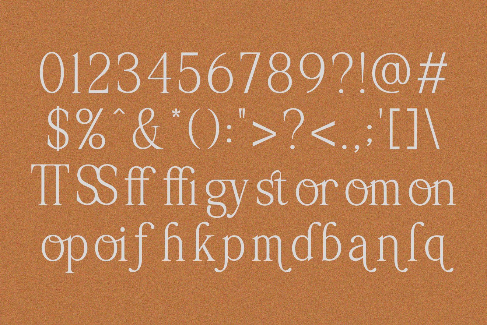 Palmorine | A Modern Serif Typeface