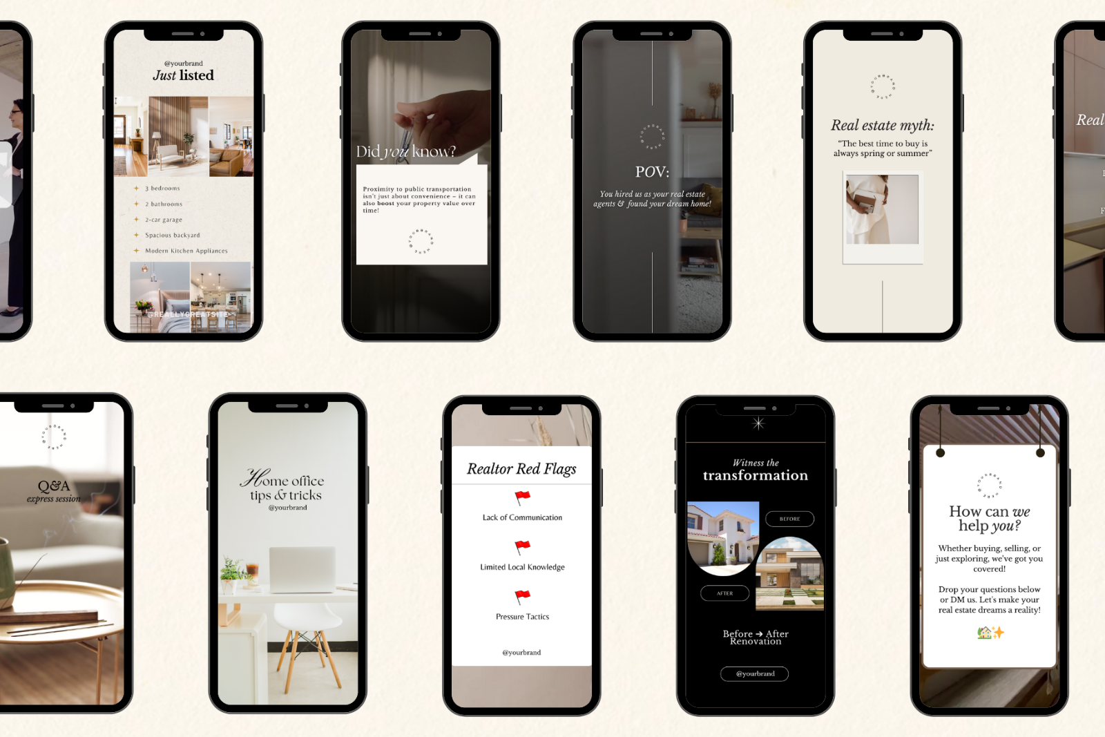 Real Estate Instagram Reels Templates