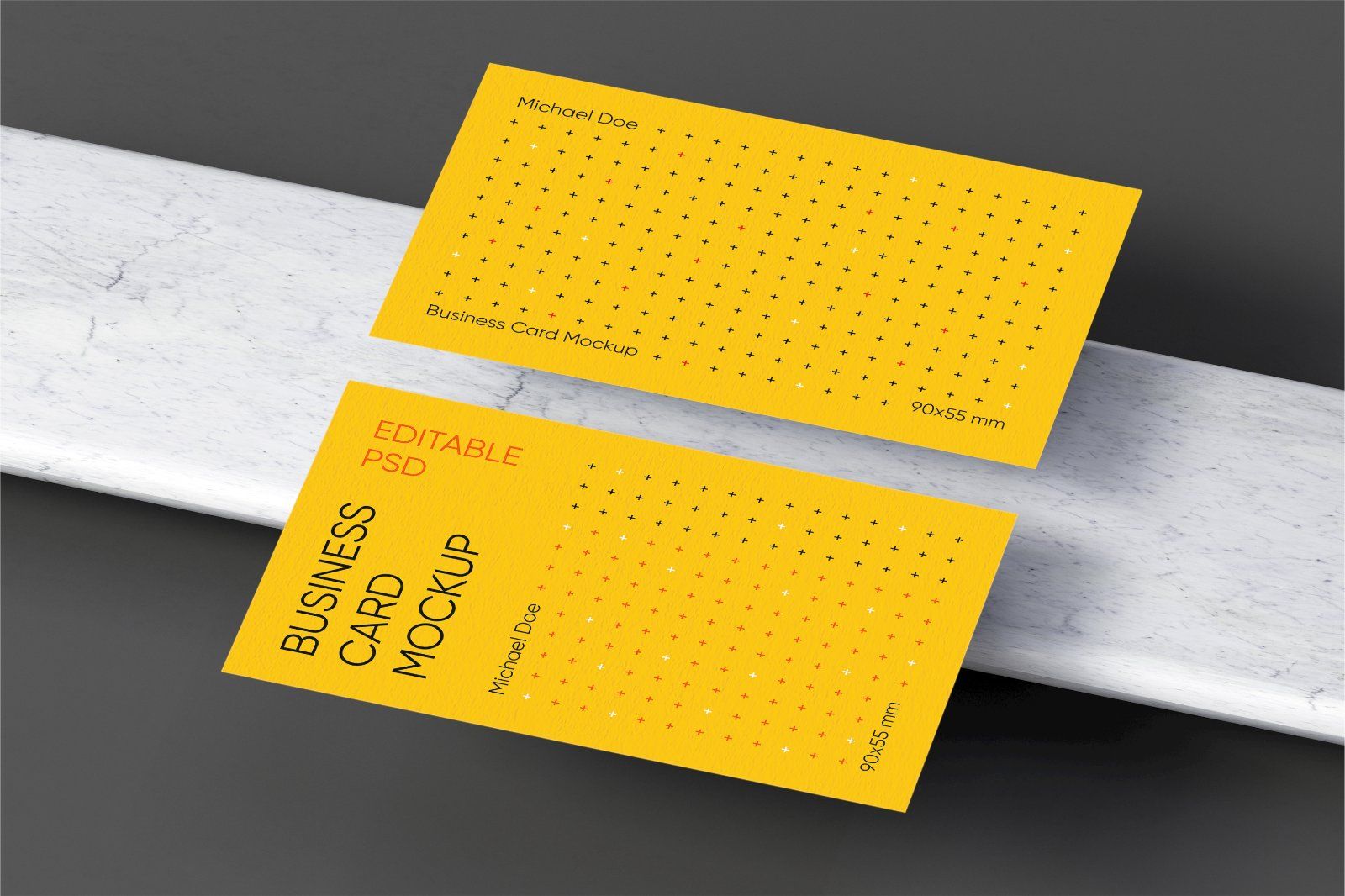 Modern Business Card Mockup Set