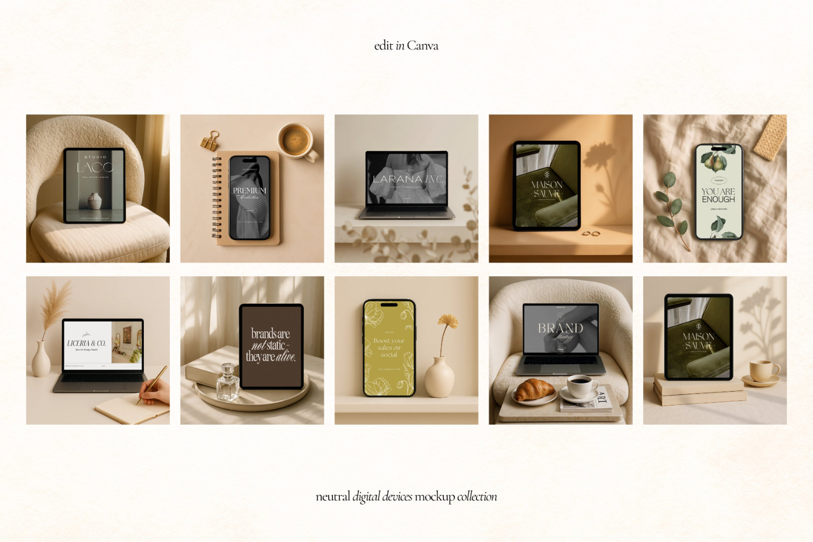 50 Digital Device Mockups Canva