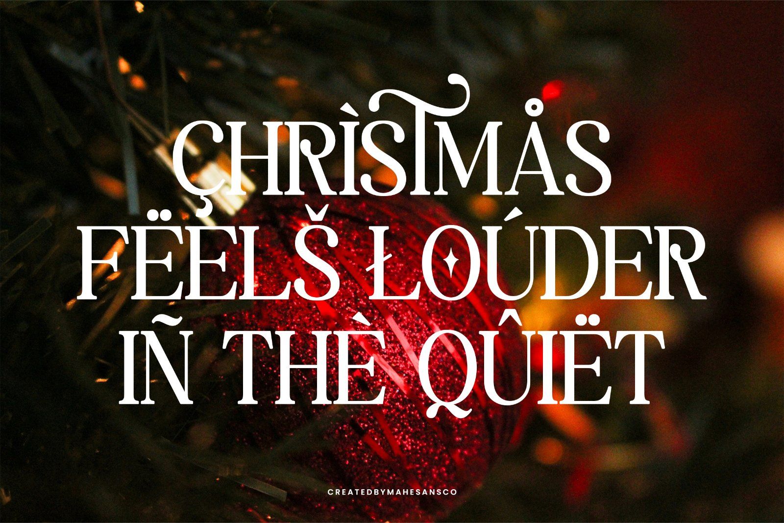 Christmas – Elegant Holiday Serif