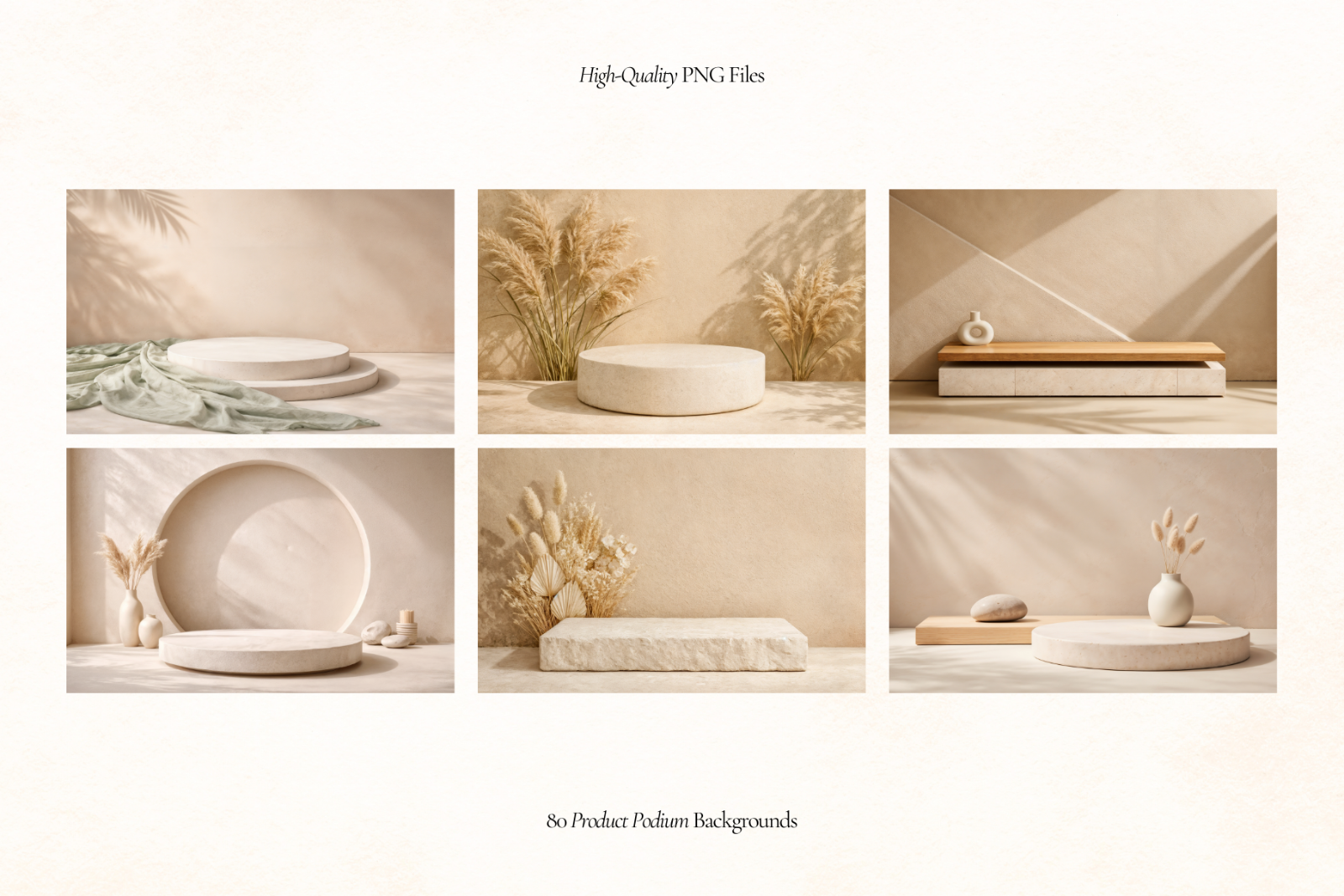 80 Podium Product Backgrounds