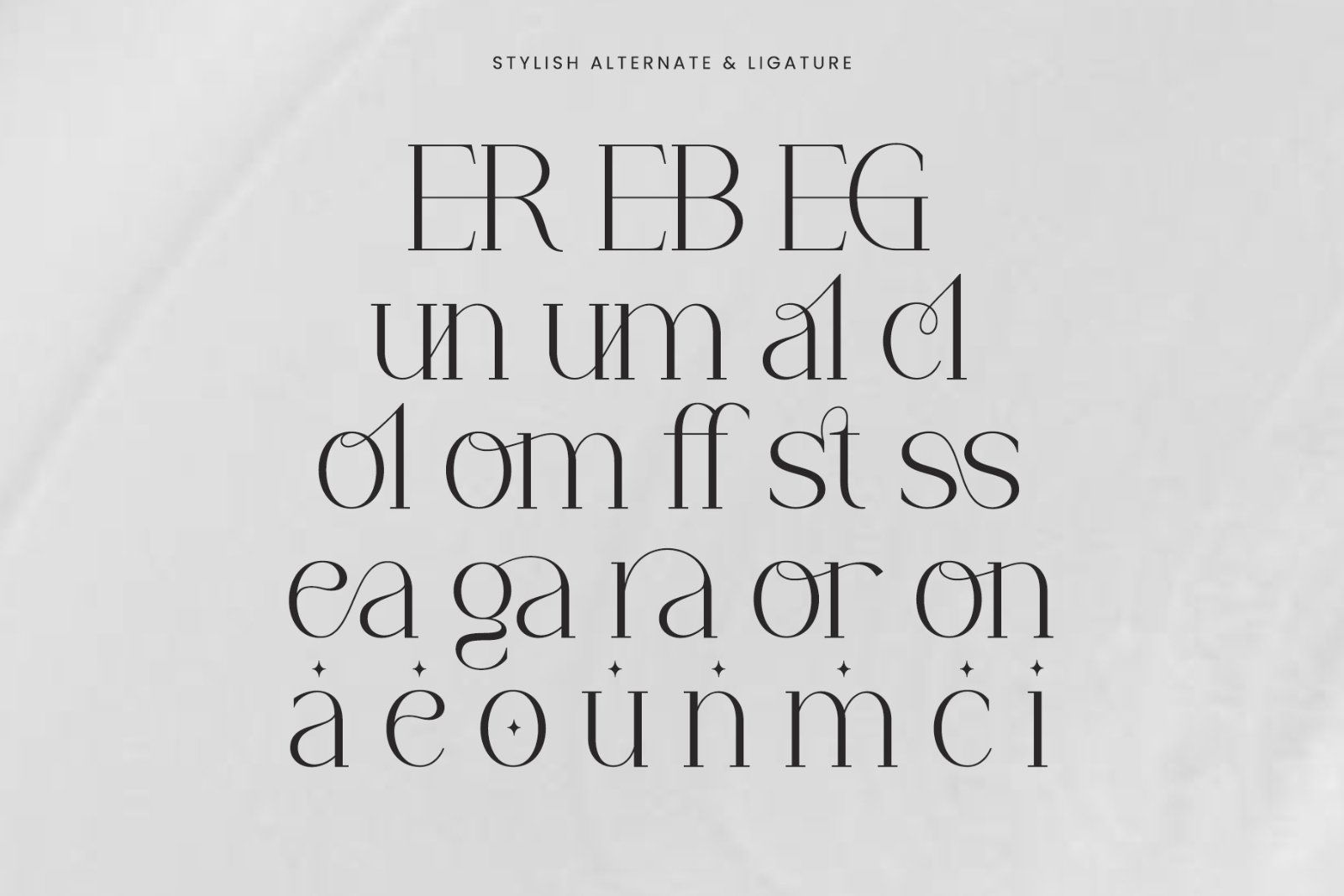Chaltera | Modern Ligature Serif