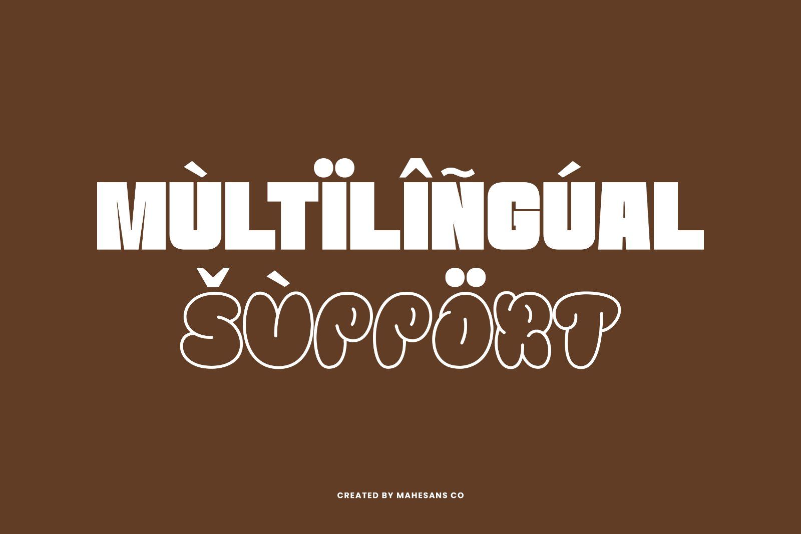 Moreno | Combination Display Font