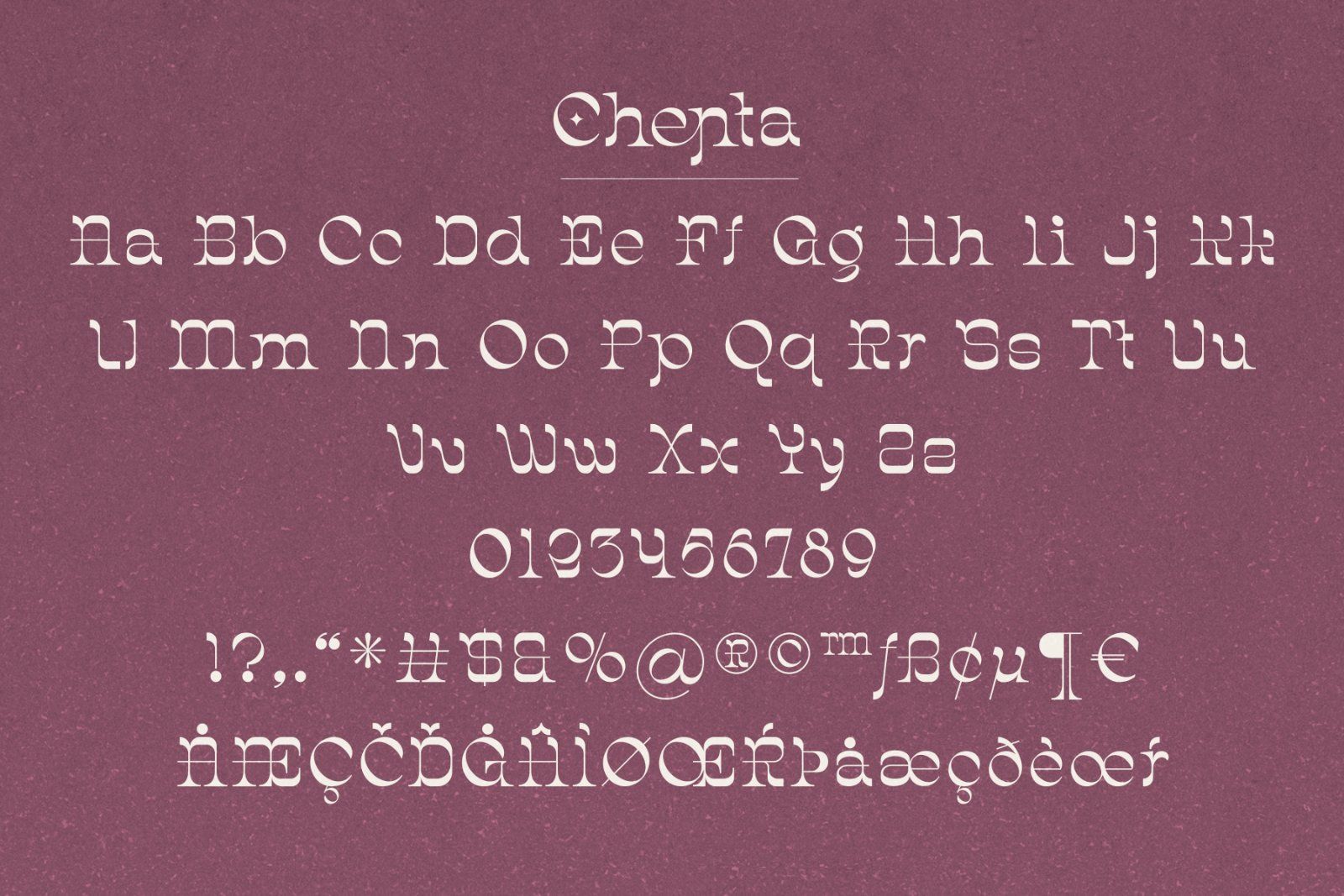 Chenta Font