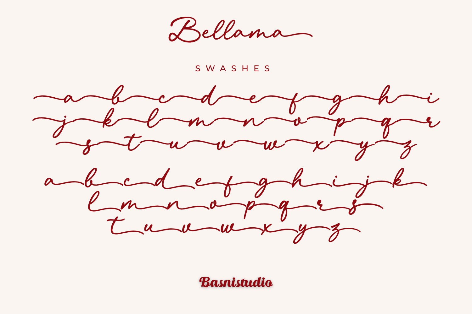 Bellama Signature Modern Calligraphy