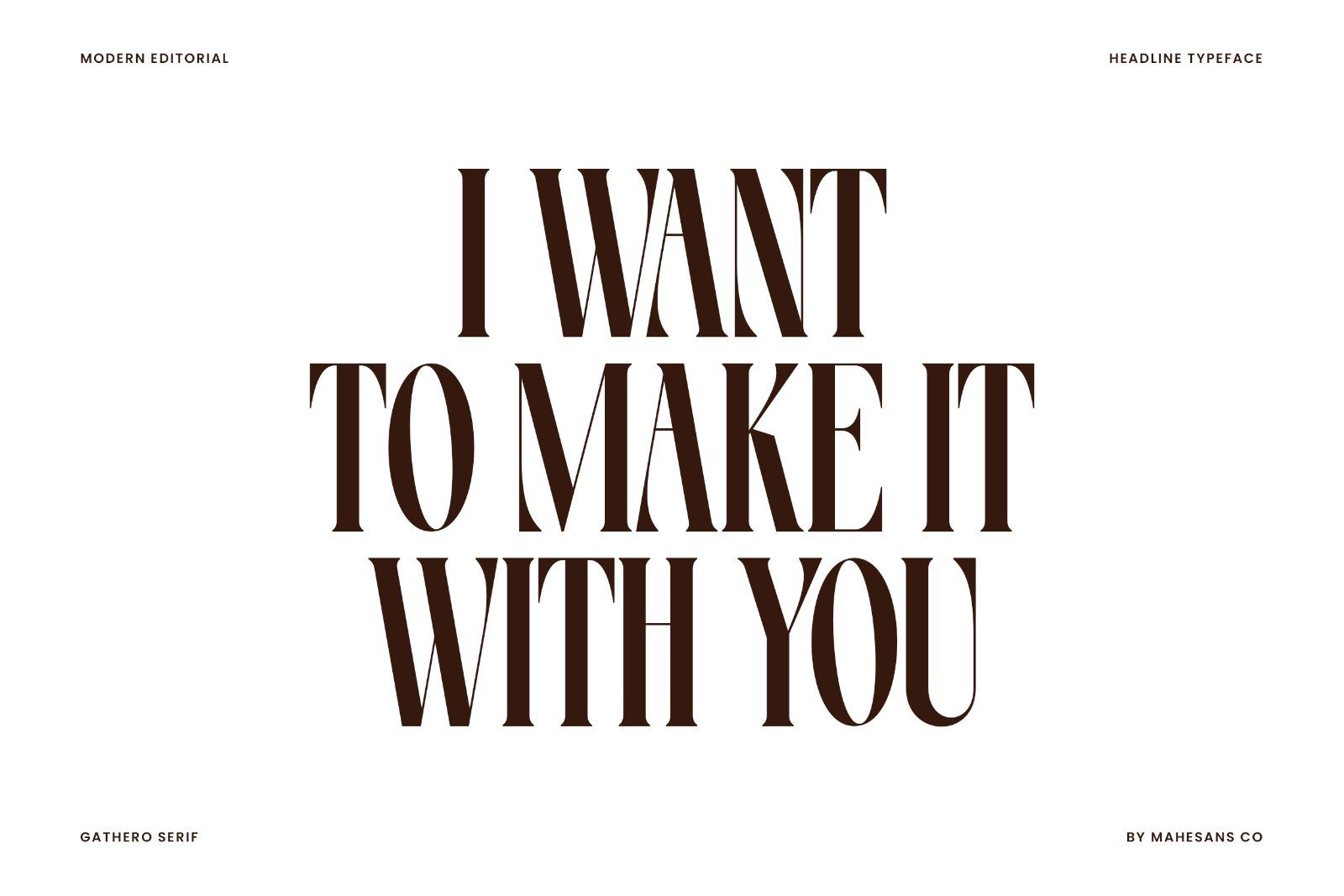 Gathero – Modern Editorial Serif