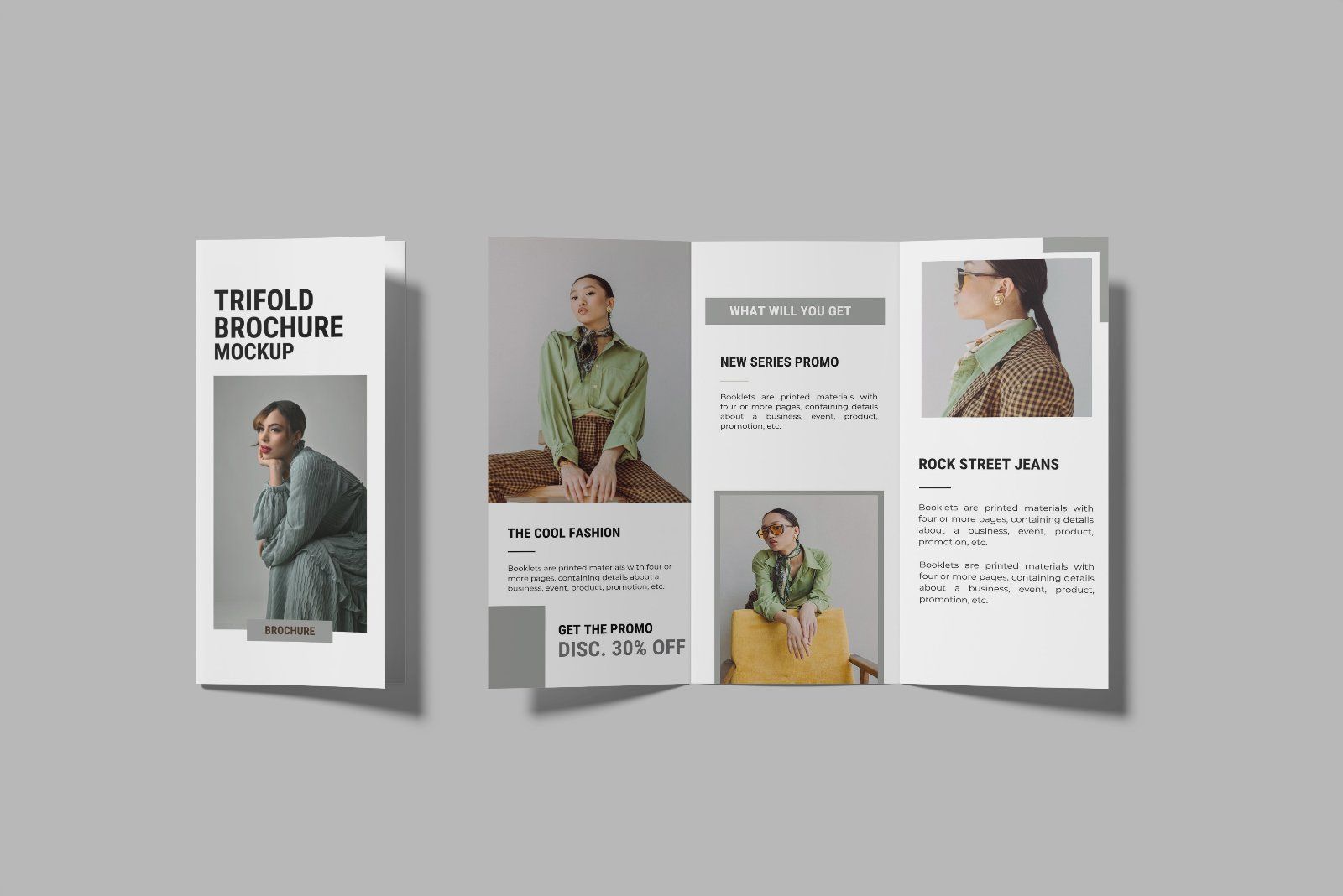 Trifold Brochure Mockup