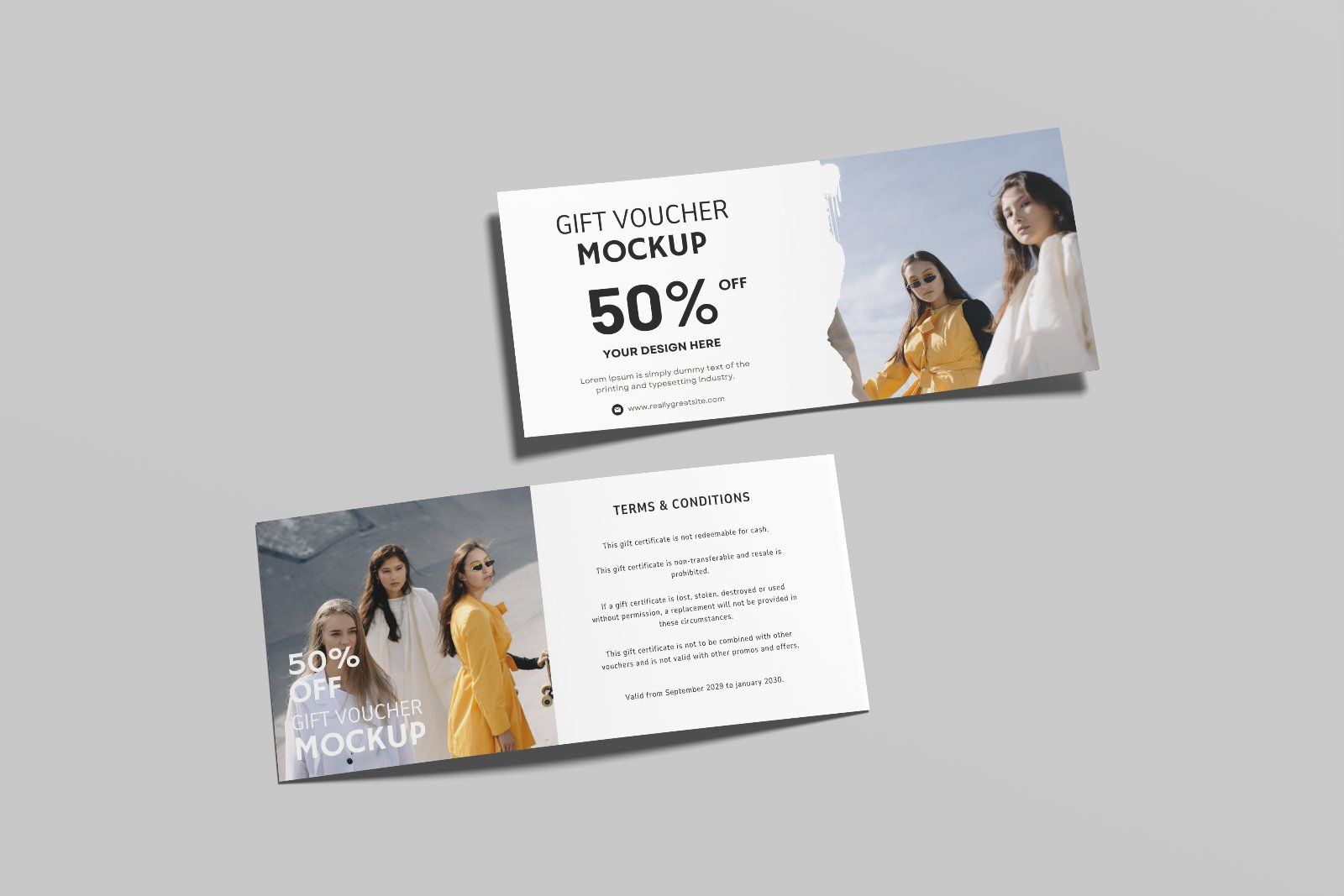 Gift Voucher Mockup
