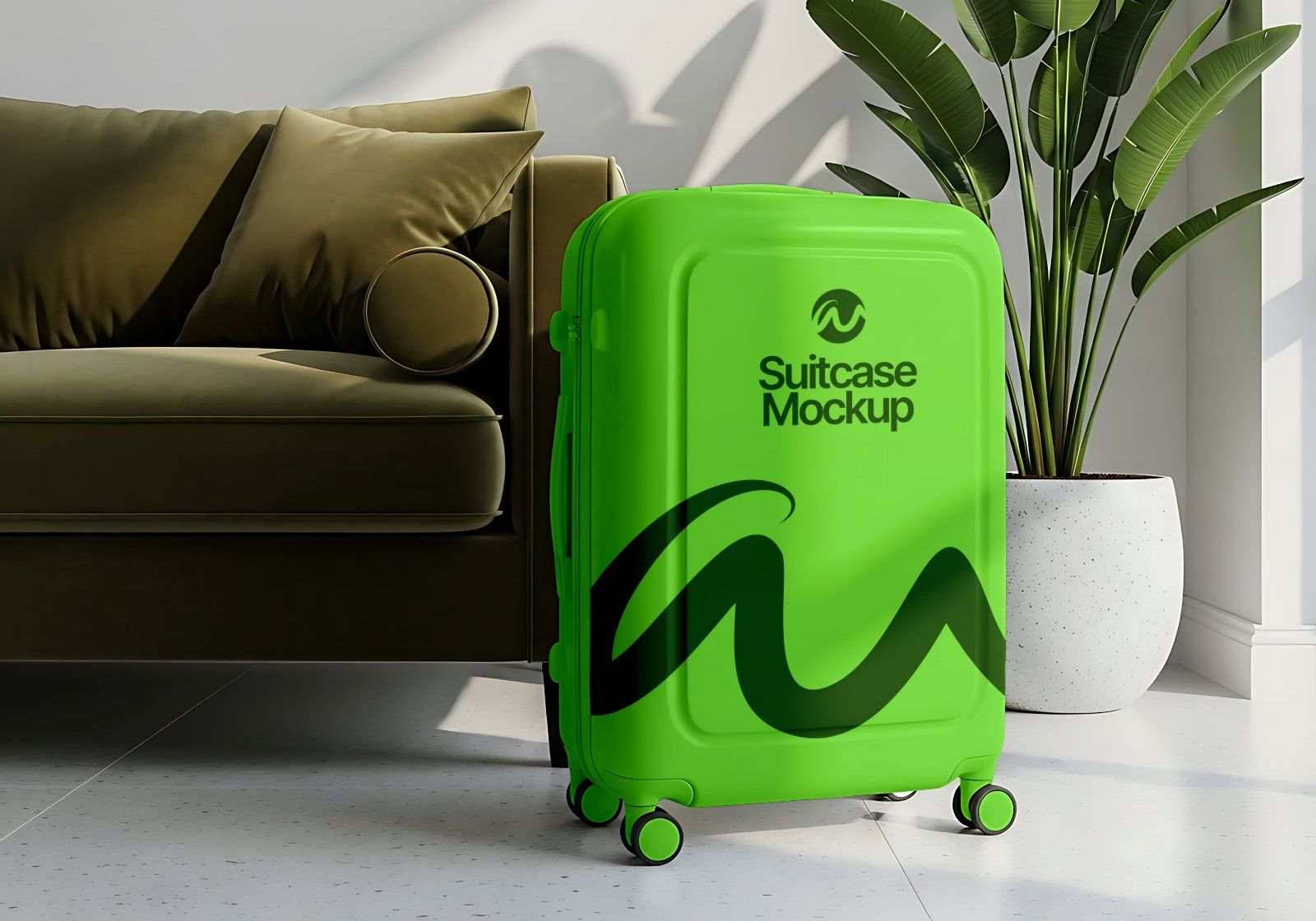 Premium Travel Bus Mockup