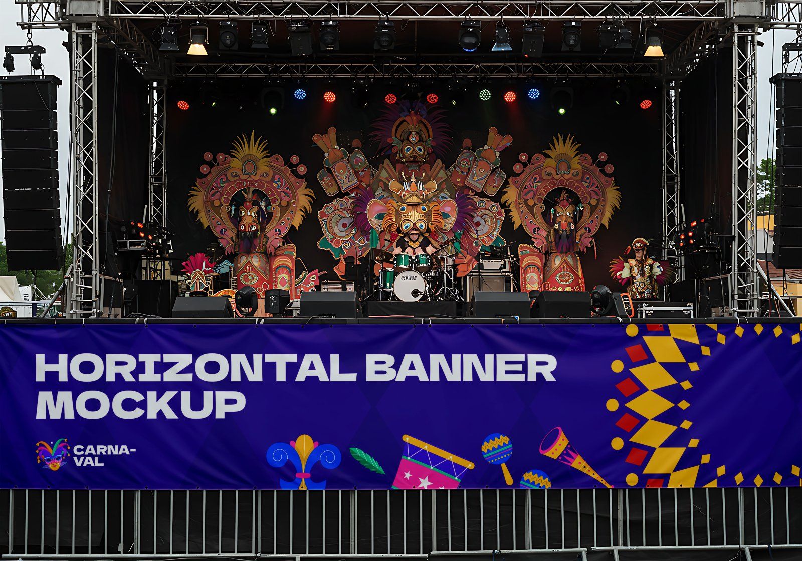 Premium Event Carnaval Mockup