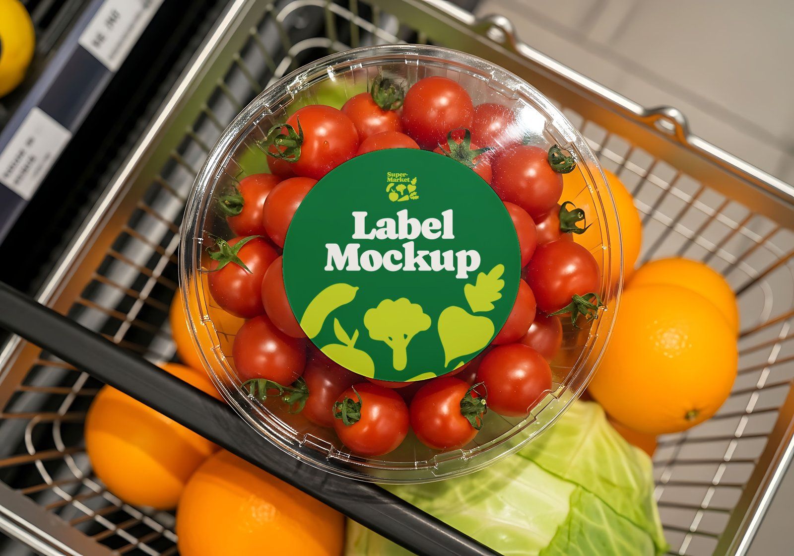 Premium Branding Supermarket Store Mockup