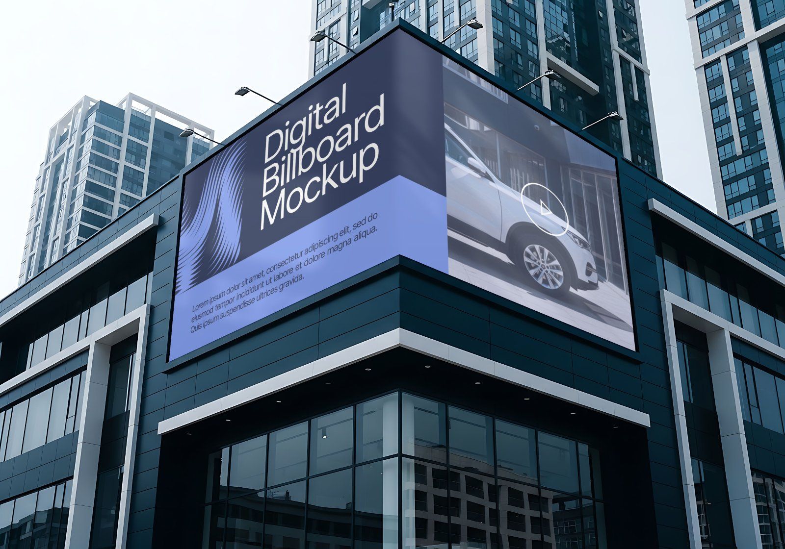 Premium Rental Car Mockup