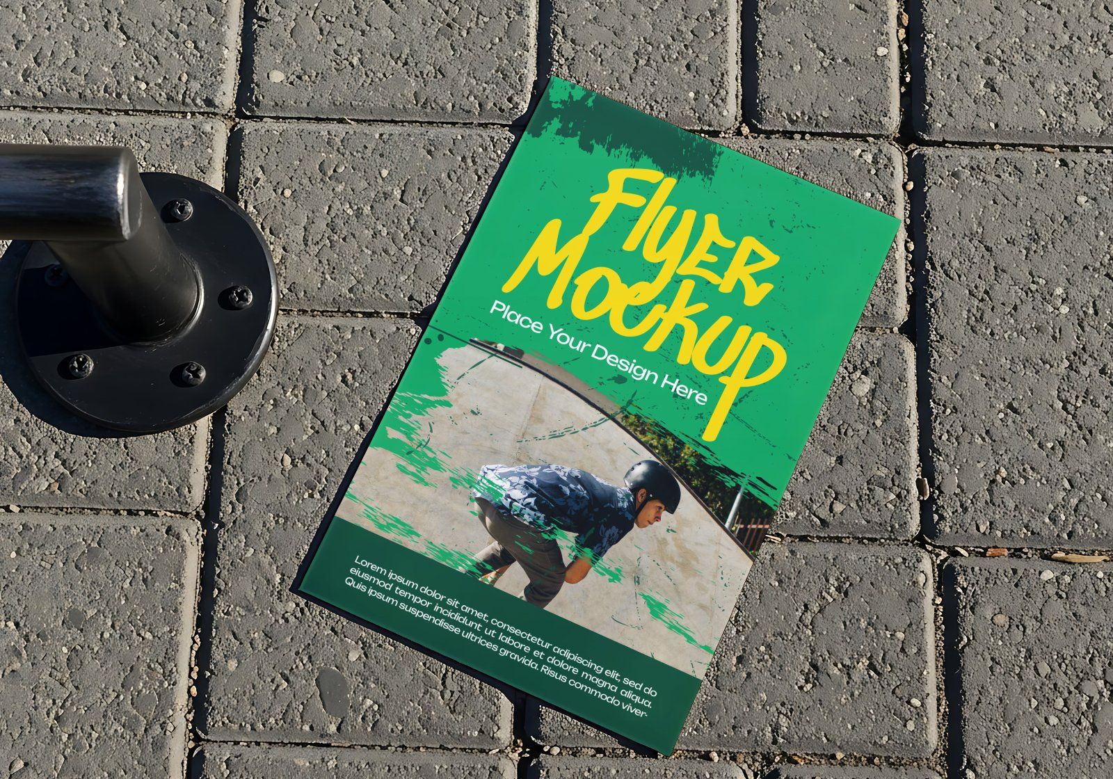 Premium Skateboard Sport Mockup