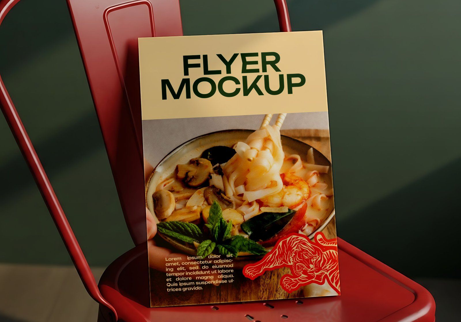 Premium Thai Resto Mockup