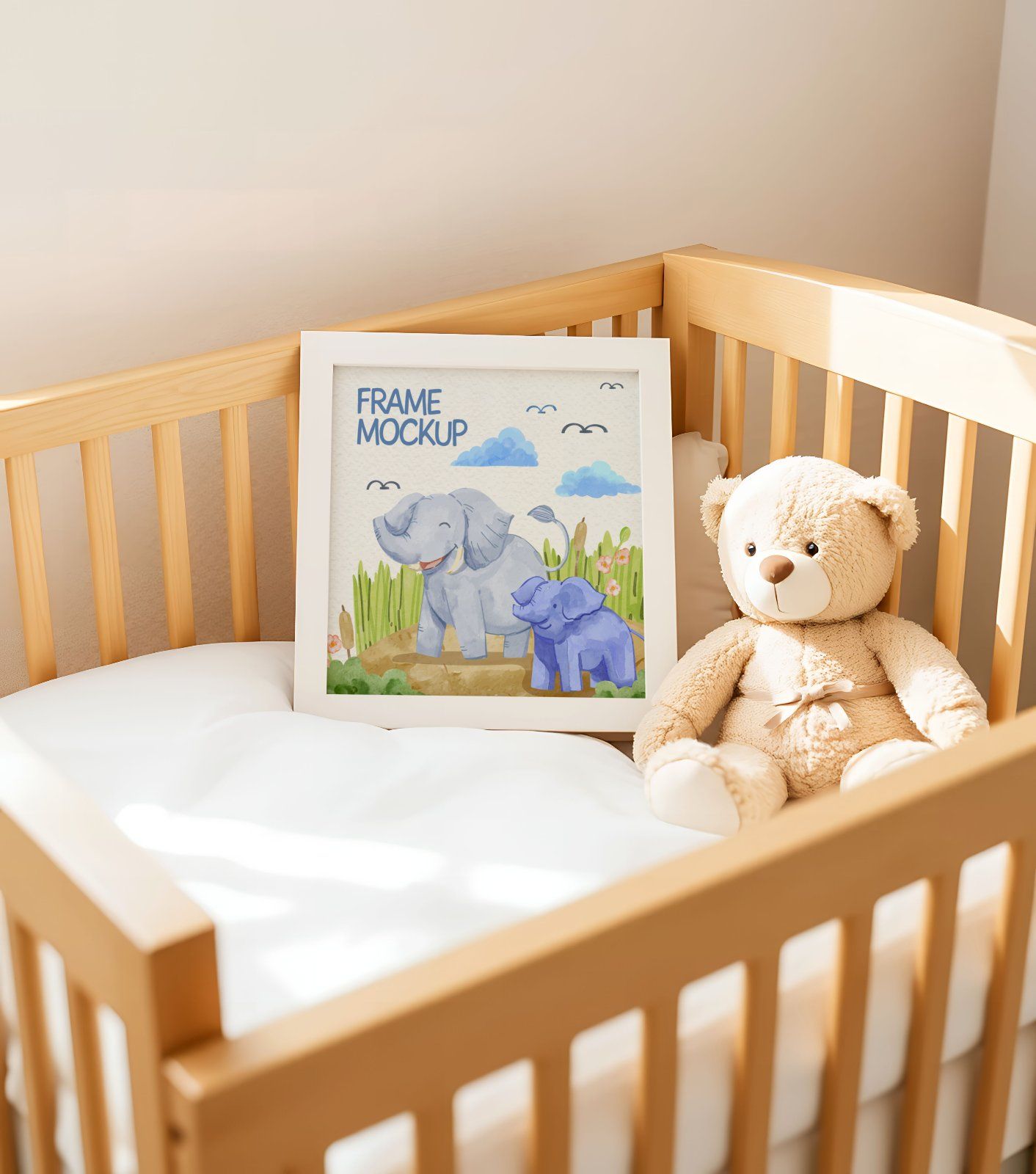 Premium Baby Frame Mockup Collection