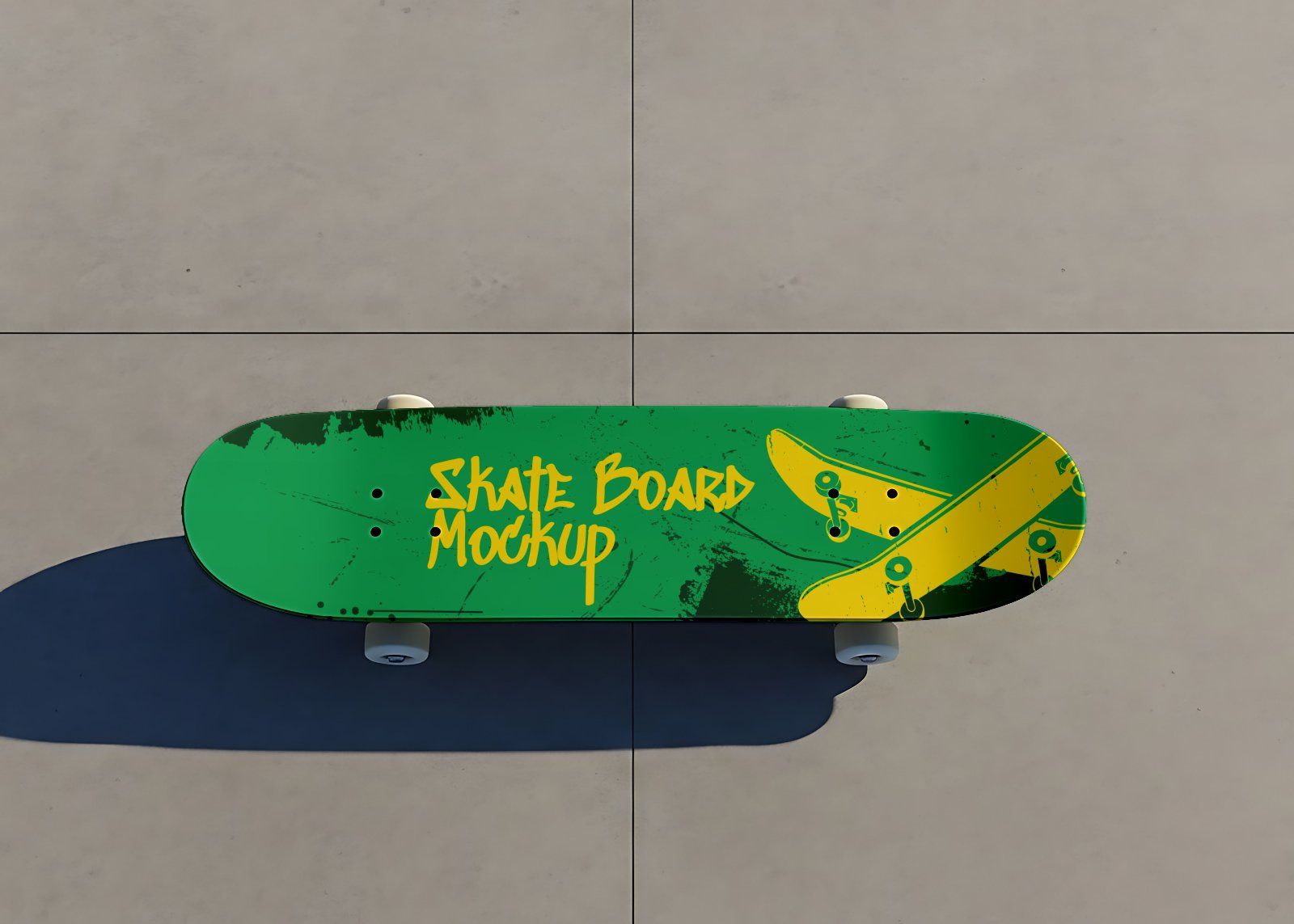 Premium Skateboard Sport Mockup