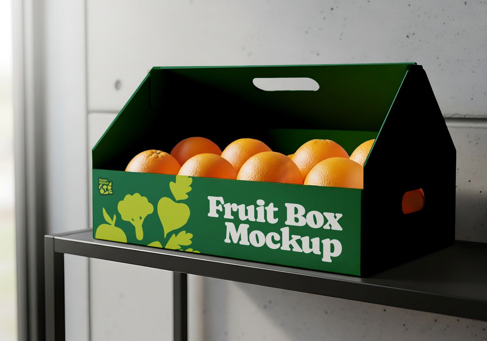 Premium Branding Supermarket Store Mockup