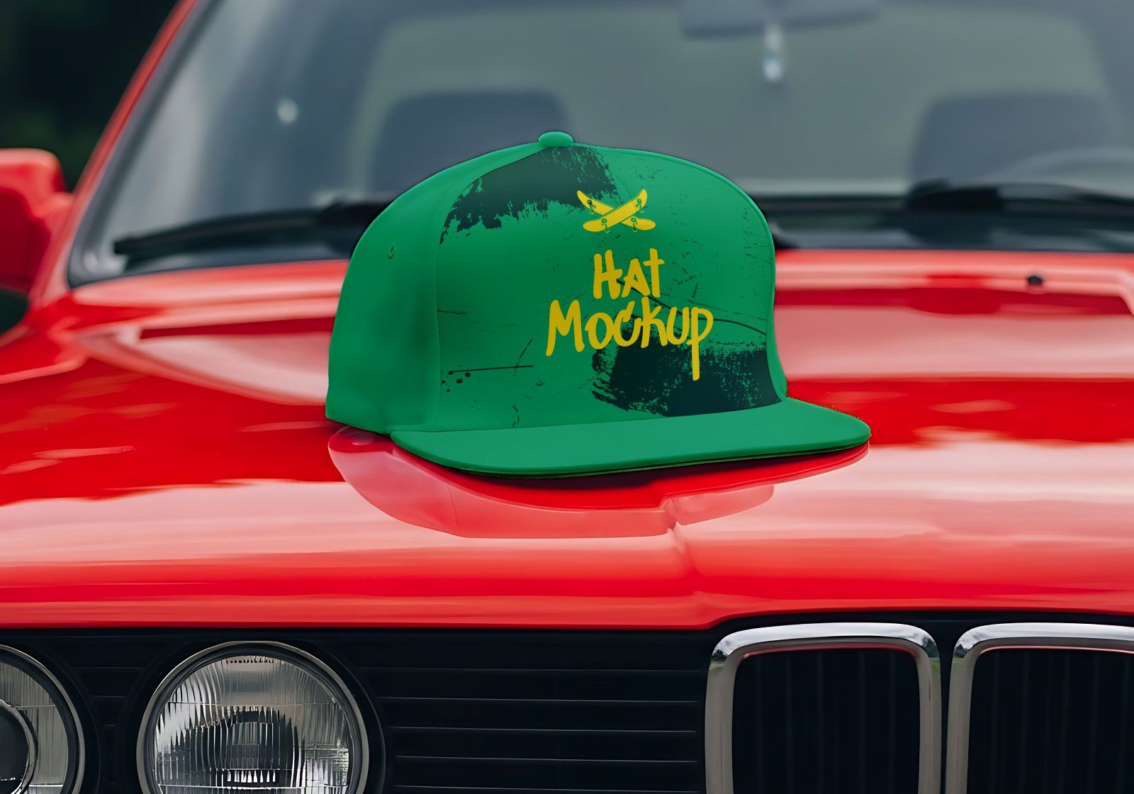 Premium Skateboard Sport Mockup