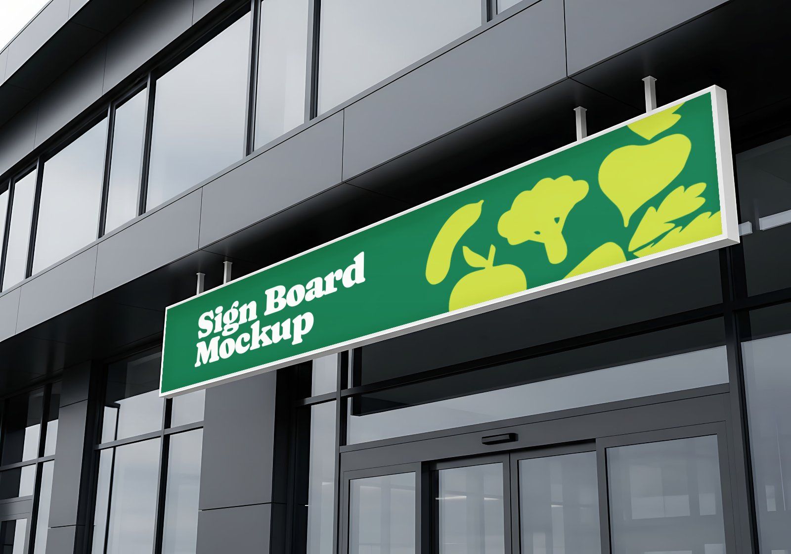 Premium Branding Supermarket Store Mockup