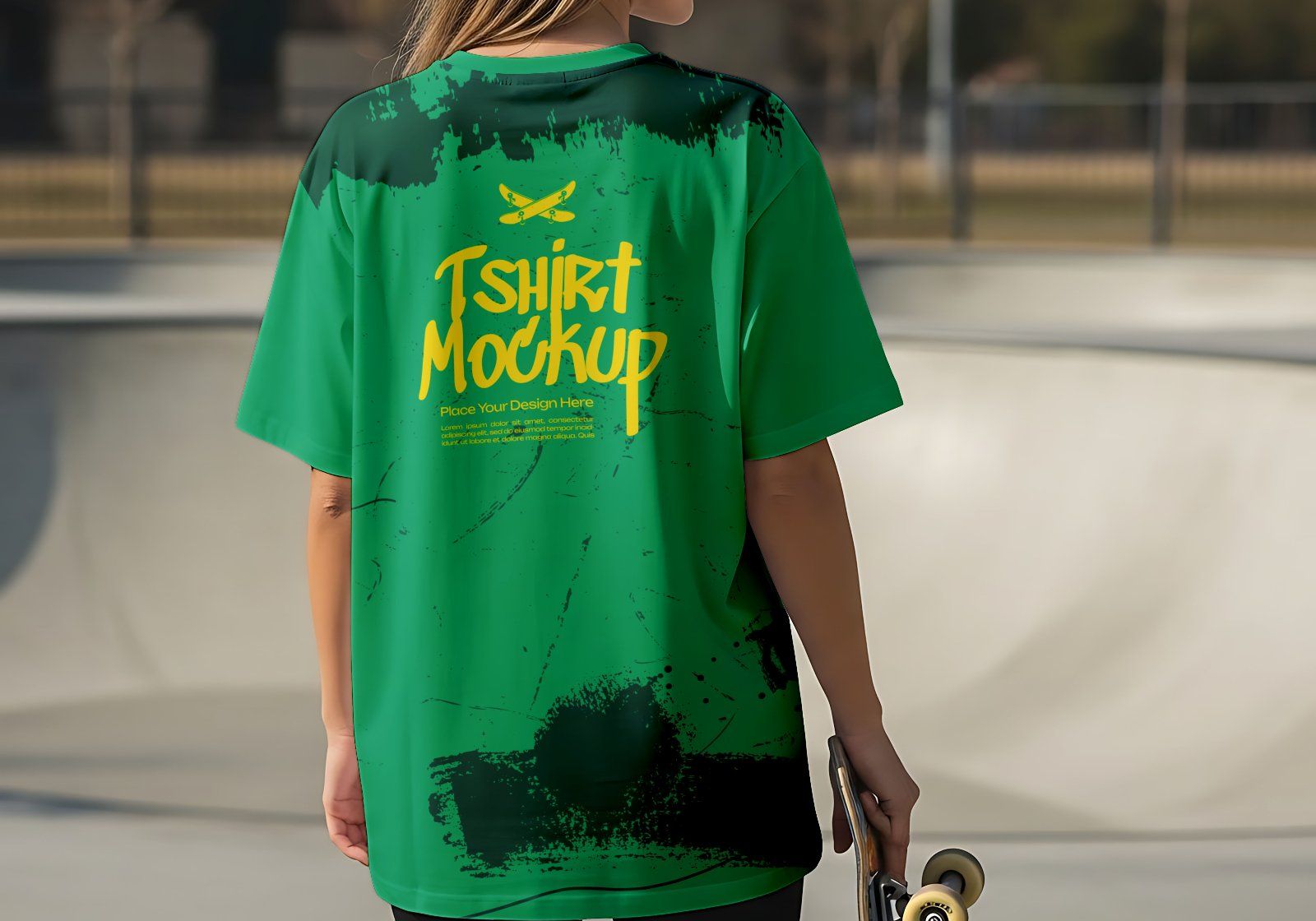 Premium Skateboard Sport Mockup