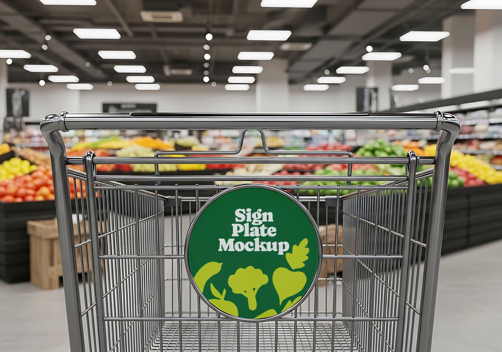 Premium Branding Supermarket Store Mockup