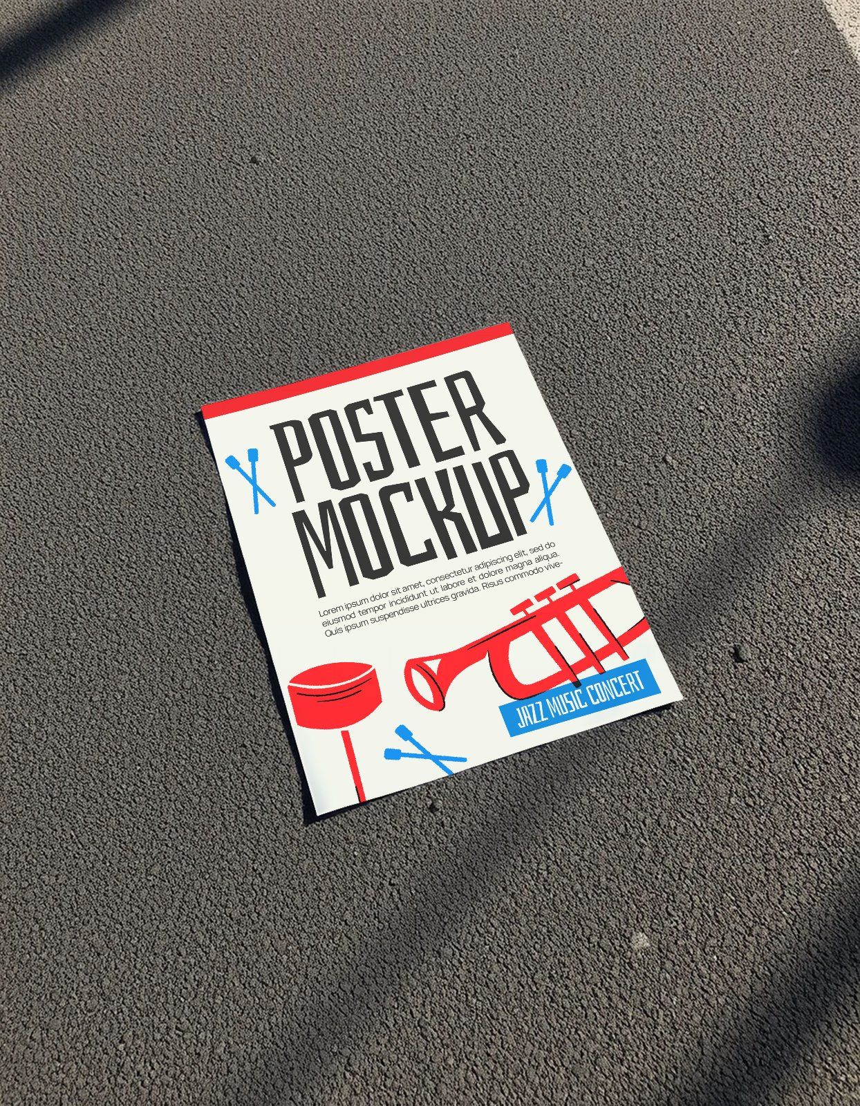 Premium Branding Music Jazz Concert Mockup