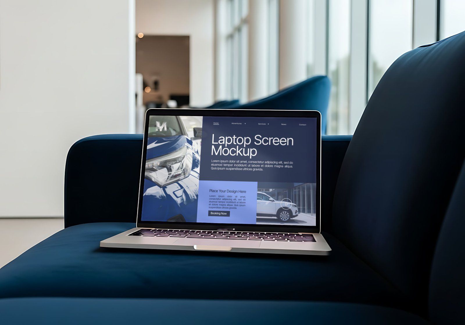 Premium Rental Car Mockup