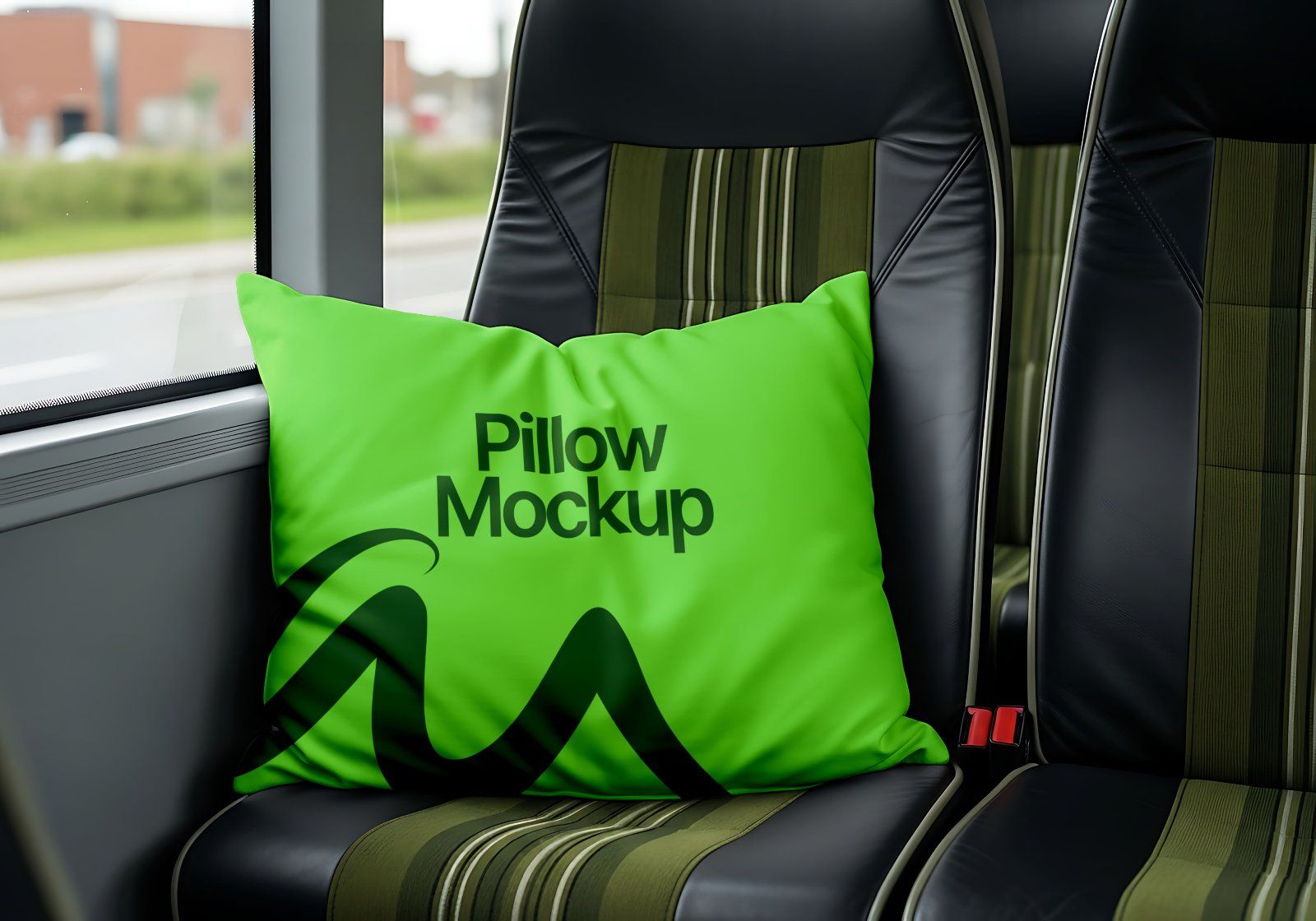Premium Travel Bus Mockup