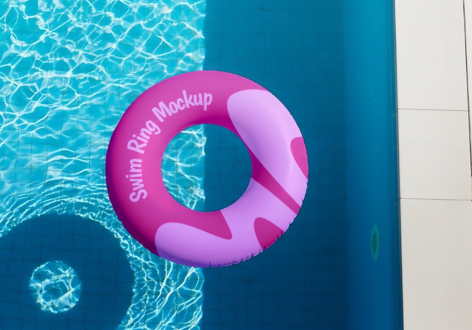 Premium Branding Swimming Pool Mockup