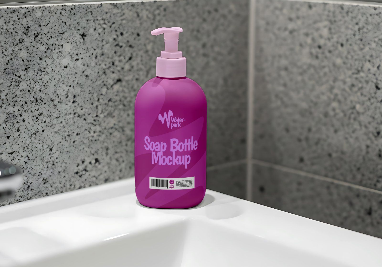 Premium Branding Swimming Pool Mockup