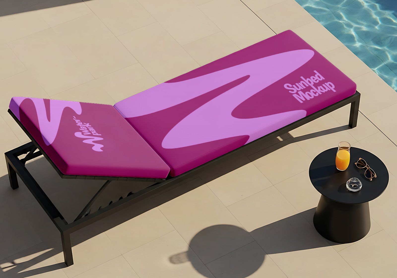 Premium Branding Swimming Pool Mockup