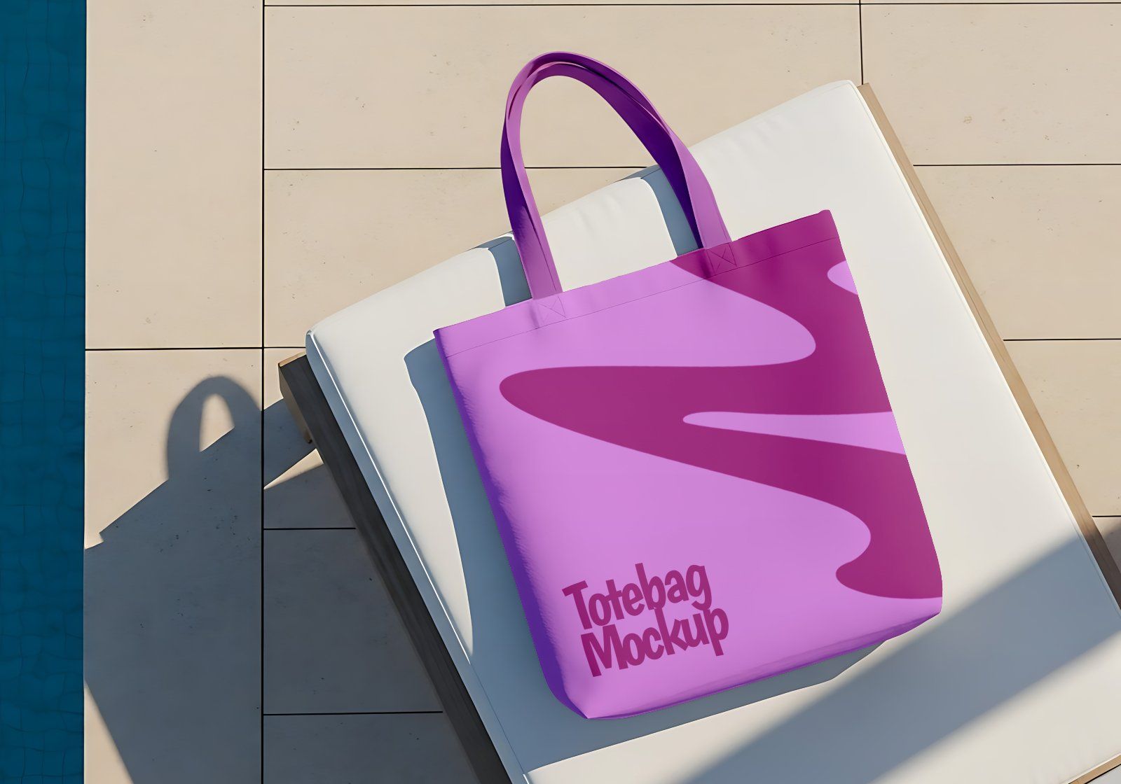 Premium Branding Swimming Pool Mockup