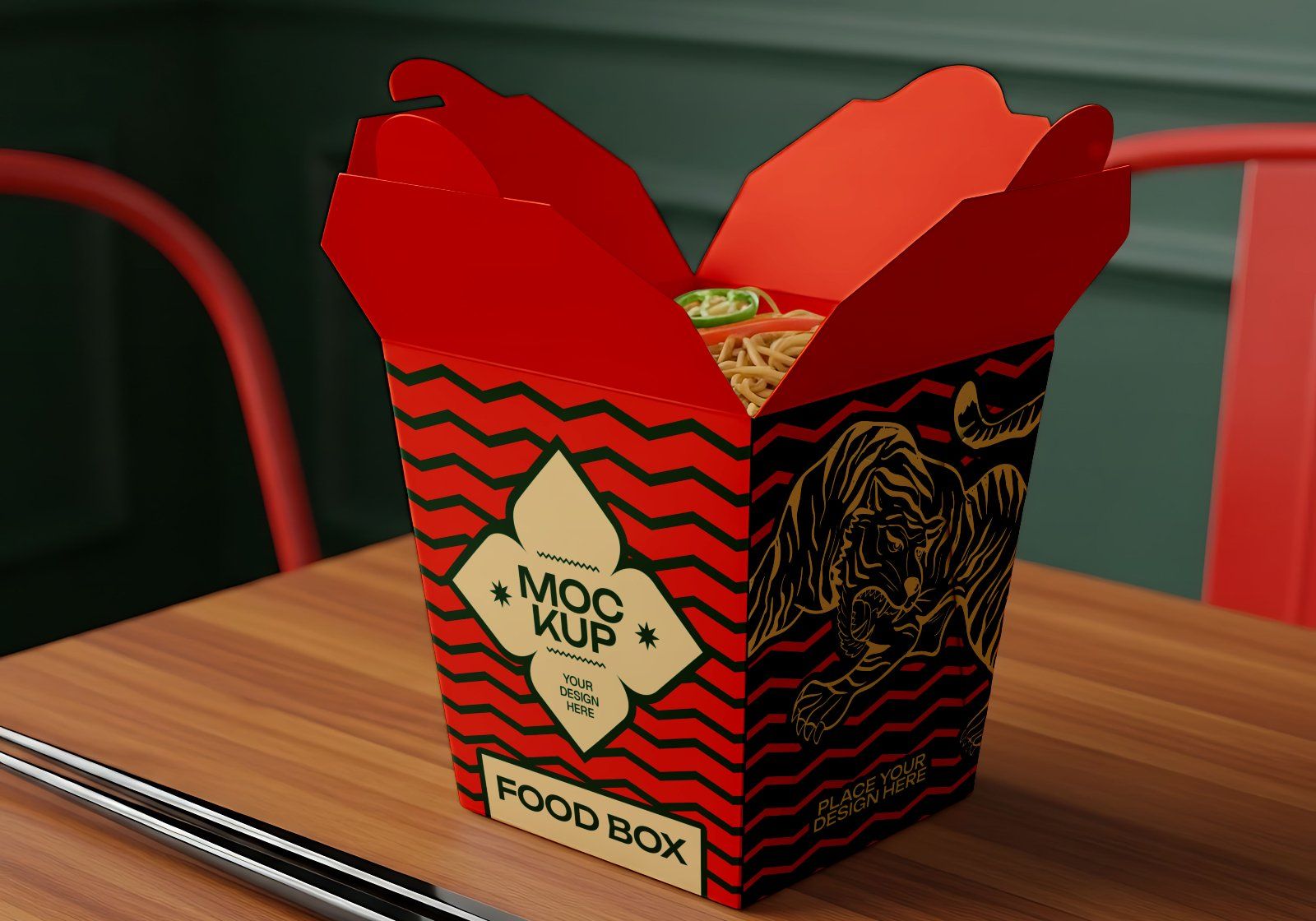 Premium Thai Resto Mockup