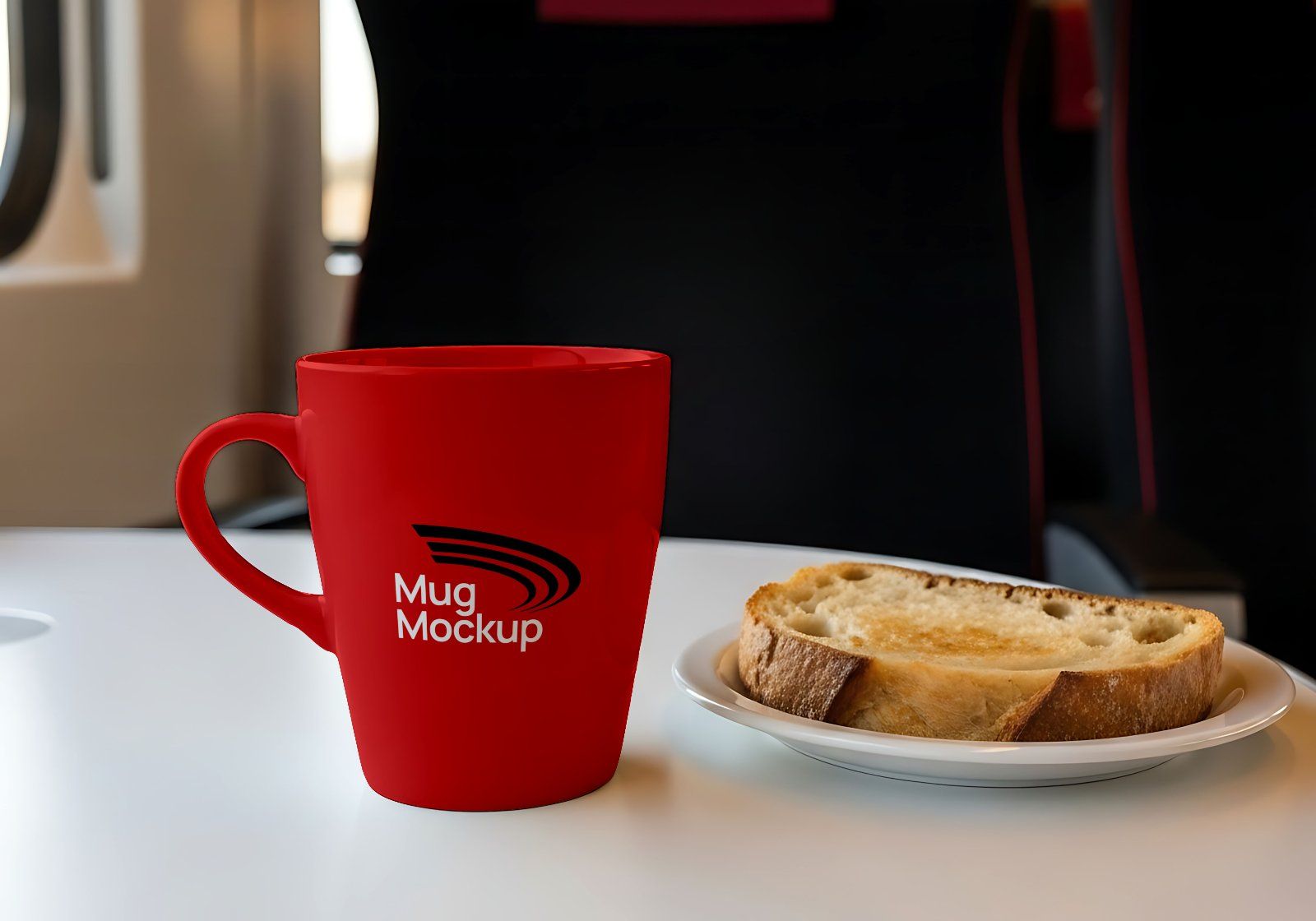 Premium Train Transportation Mockup