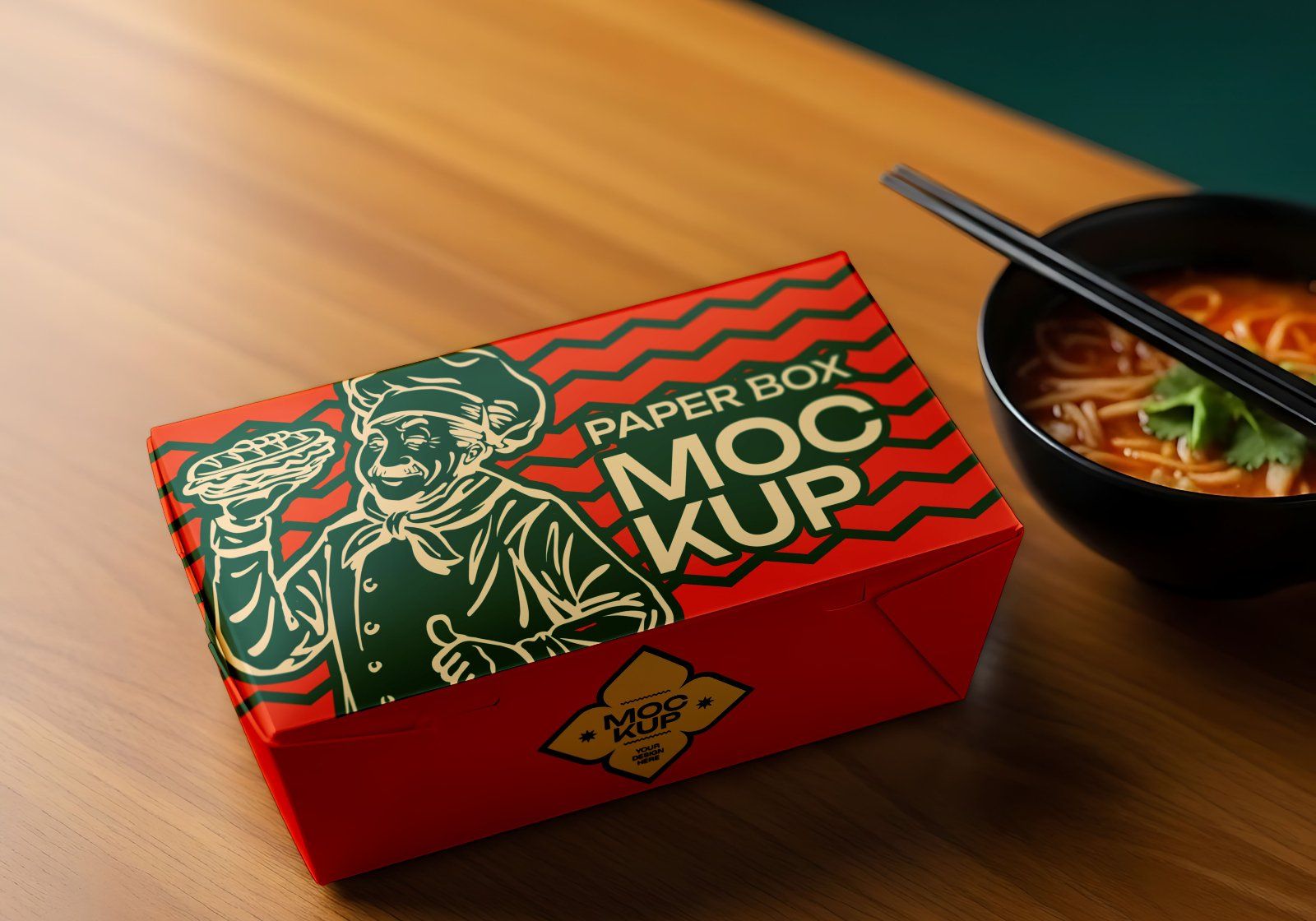 Premium Thai Resto Mockup