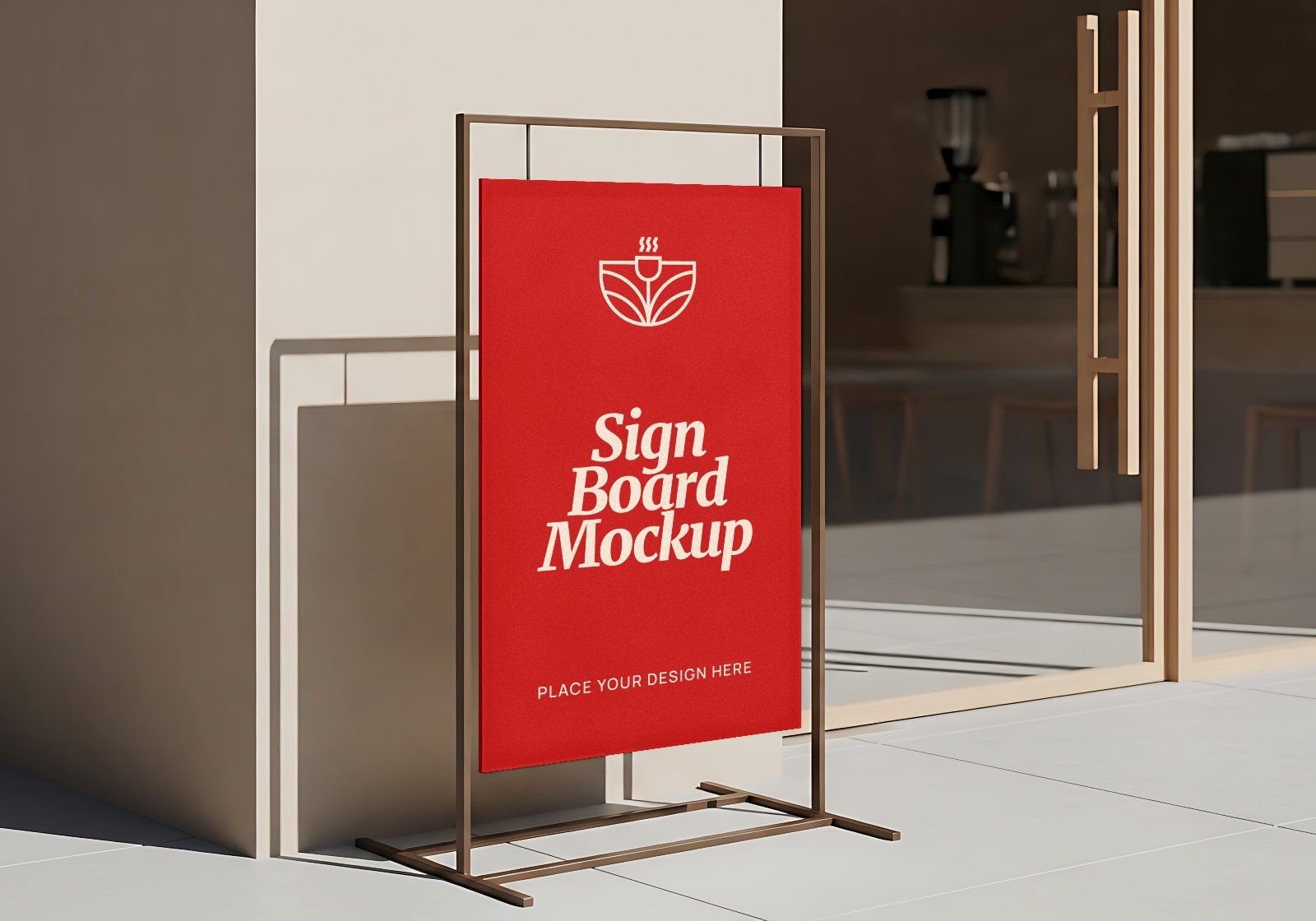 Premium Branding Coffee Cafe Mockup