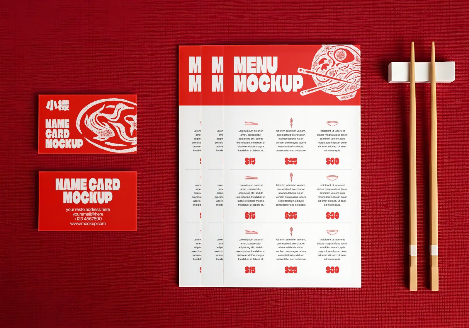 Premium China Resto Mockup