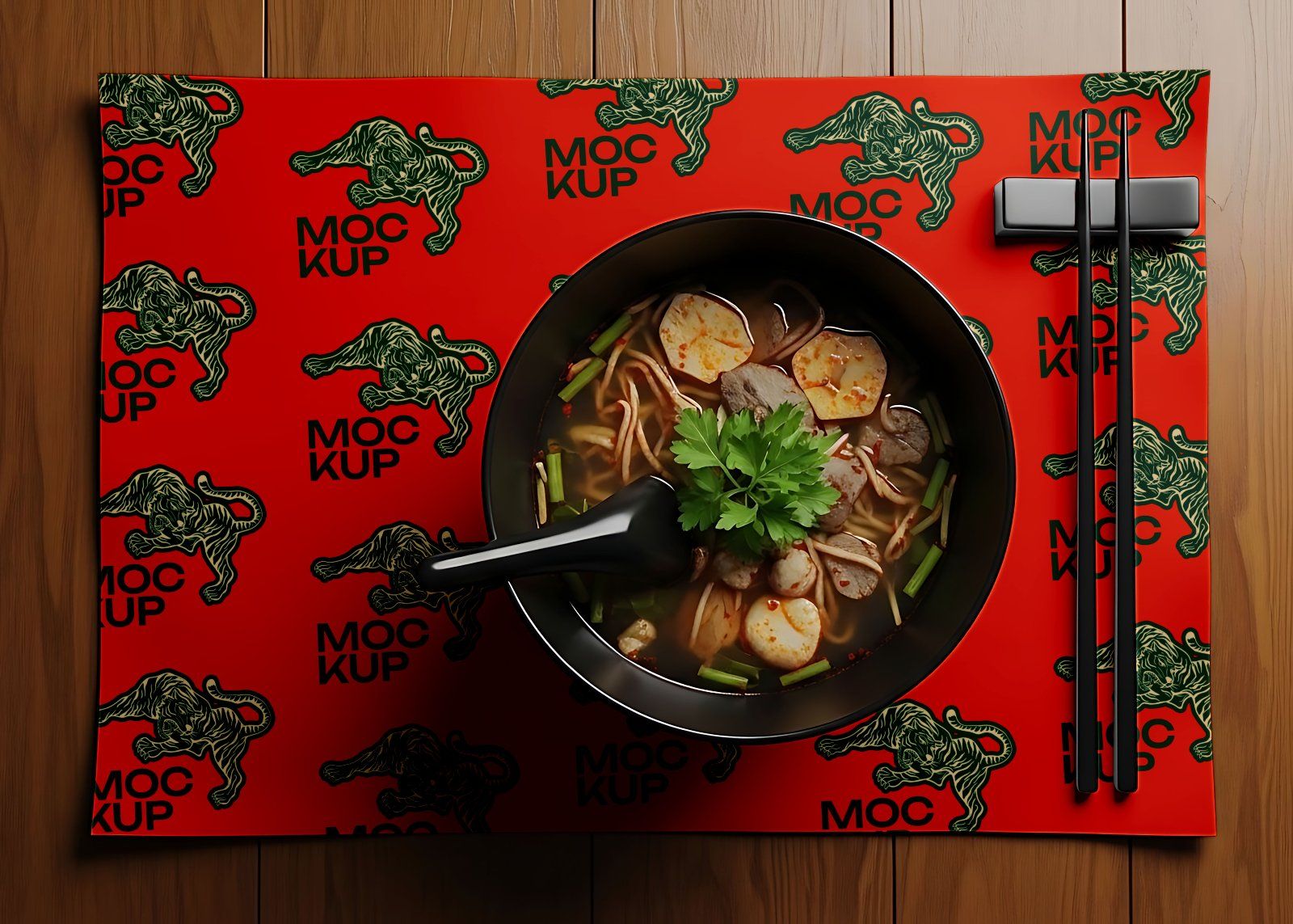 Premium Thai Resto Mockup