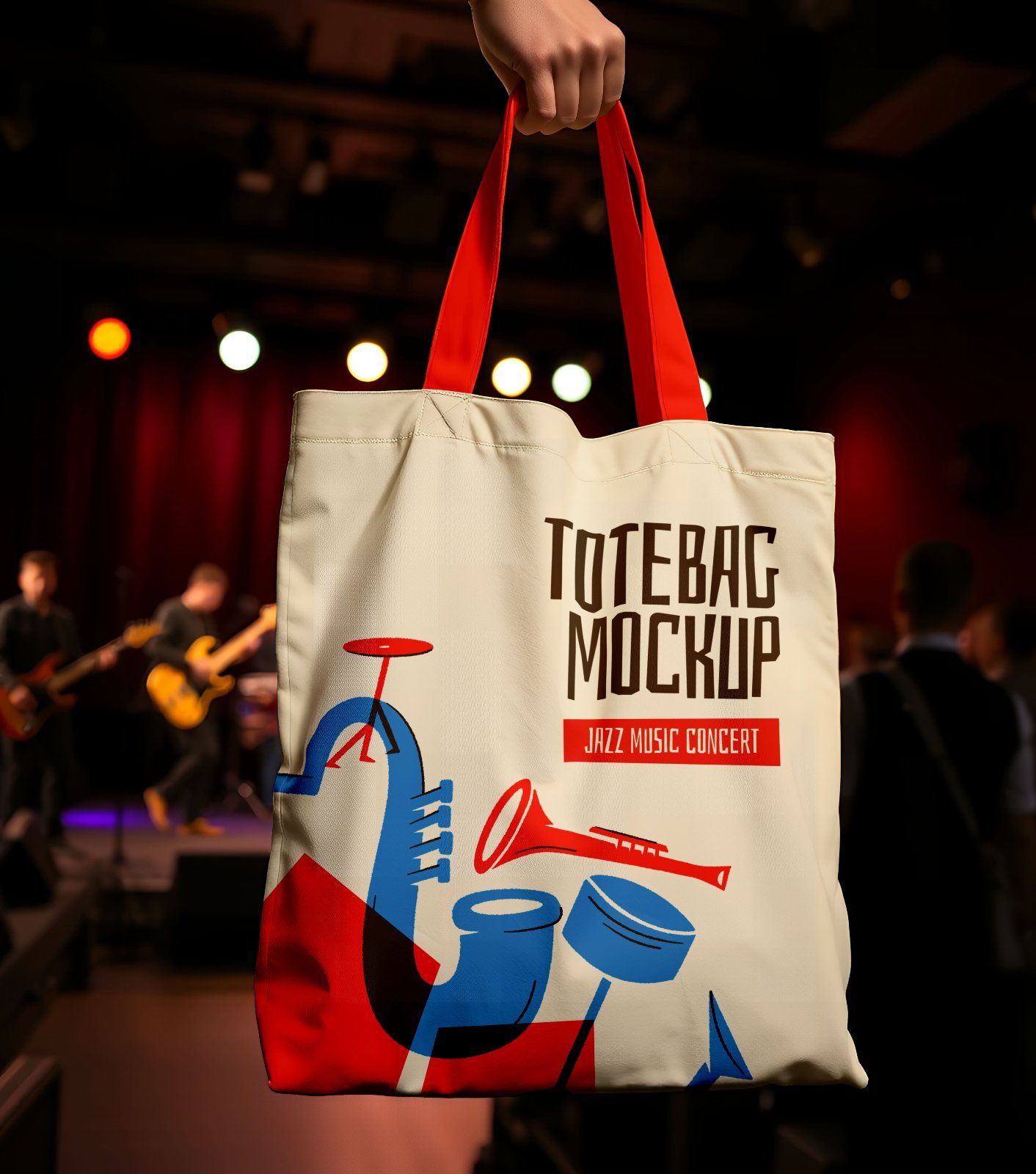 Premium Branding Music Jazz Concert Mockup