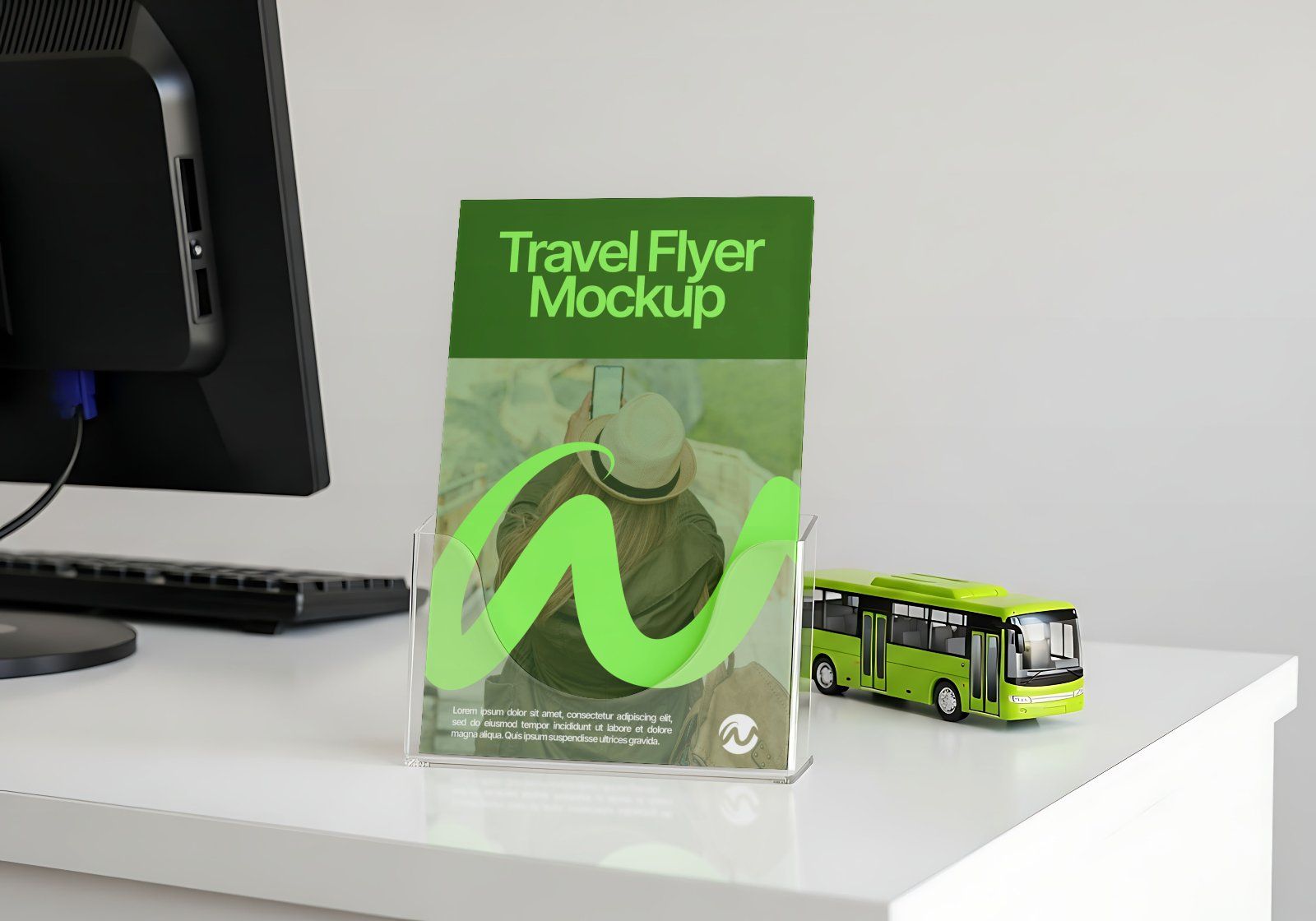 Premium Travel Bus Mockup