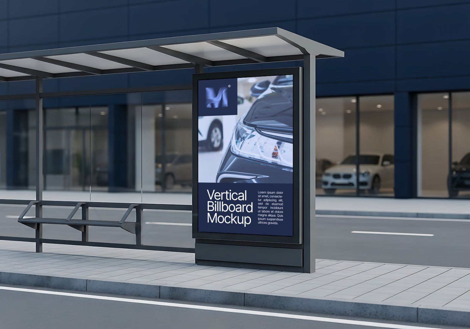 Premium Rental Car Mockup