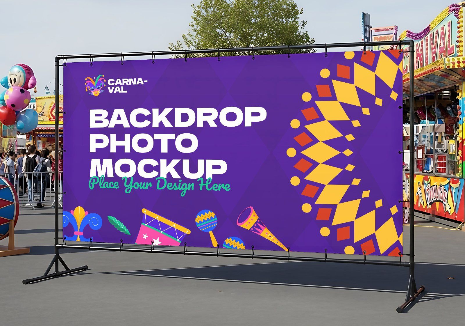 Premium Event Carnaval Mockup