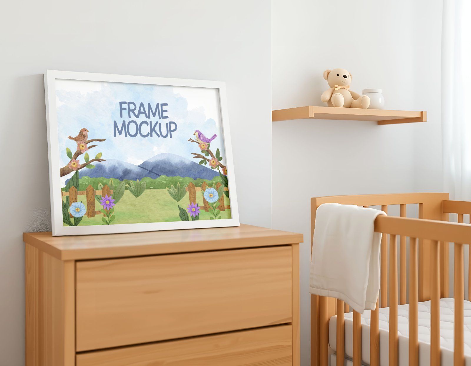 Premium Baby Frame Mockup Collection